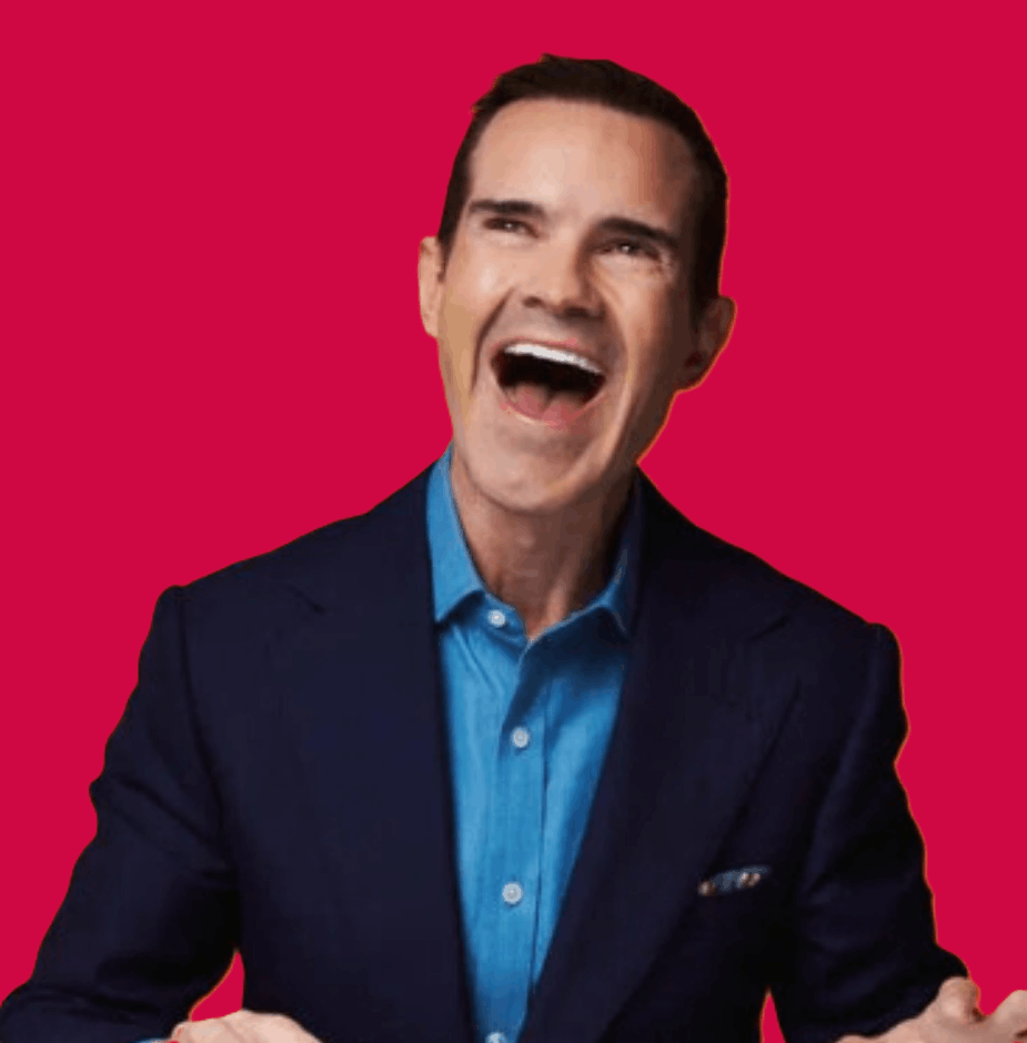Jimmy Carr keynote speaker headshot — comedian, host and bestselling author