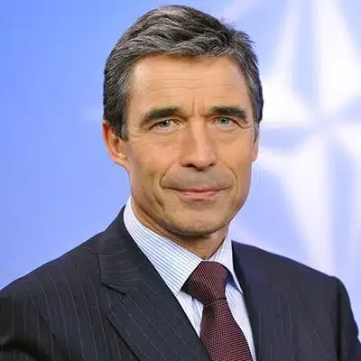 Anders Fogh Rasmussen headshot, former NATO Secretary General and keynote speaker on security, alliances and global strategic risk