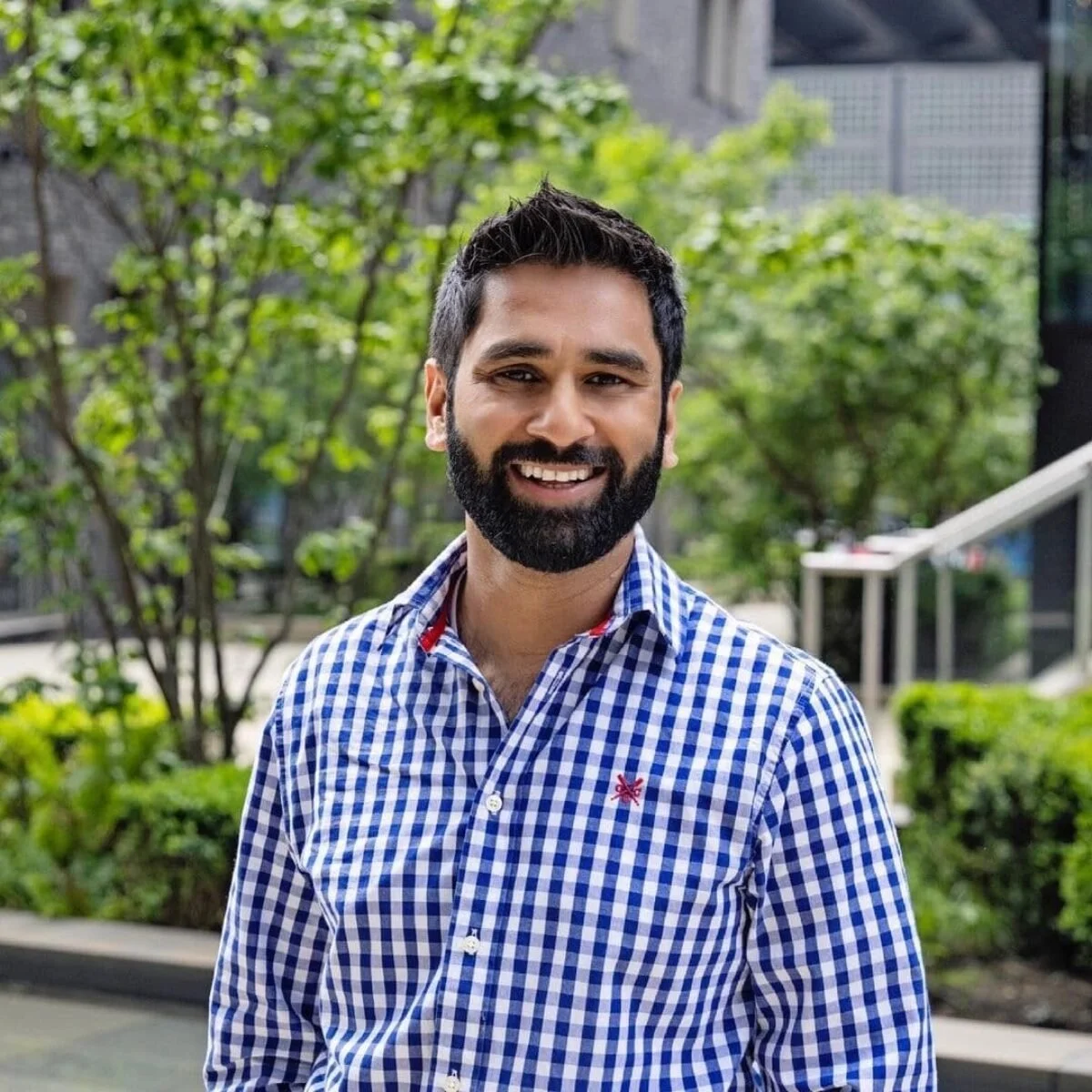 Headshot of Dr Amit Patel, medical doctor and explorer, expert on human adaptability and optimistic leadership, represented by 92 Speakers Bureau