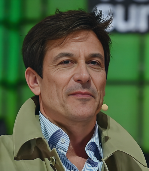 Toto Wolff headshot — Formula One team principal and keynote speaker on leadership, culture and high performance | 92 Speakers