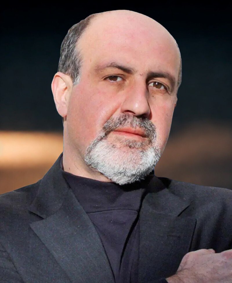 Nassim Nicholas Taleb headshot — author of The Black Swan and keynote speaker at 92 Speakers Bureau