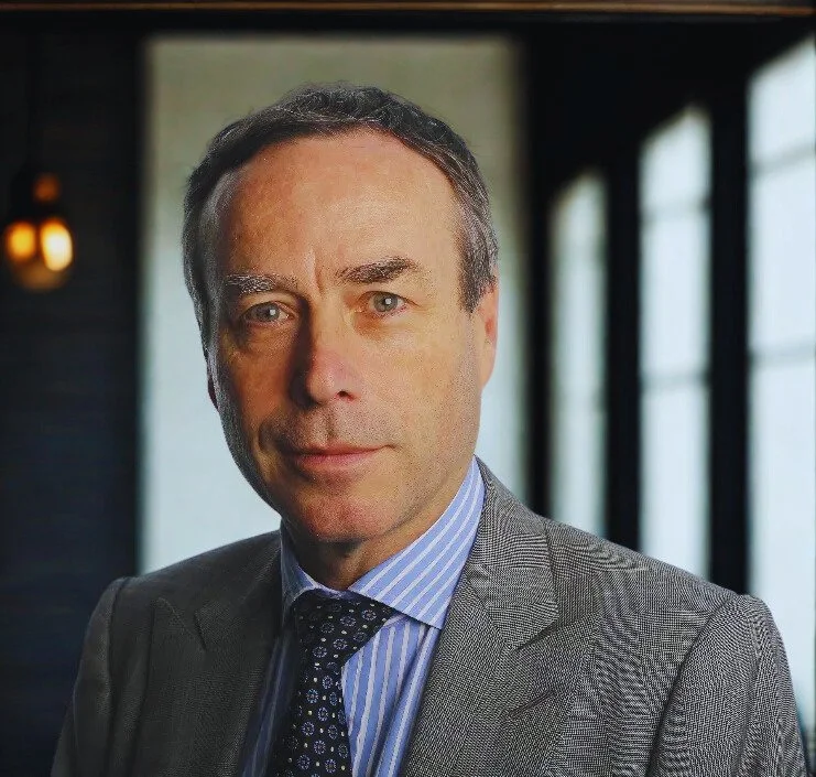 Lionel Barber, former Financial Times Editor and Media Confidential host, delivering a 2026 keynote on private market intelligence and the future of news.