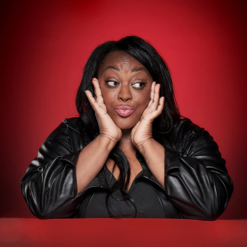 Judi Love keynote speaker headshot — stand-up comedian, broadcaster and awards host