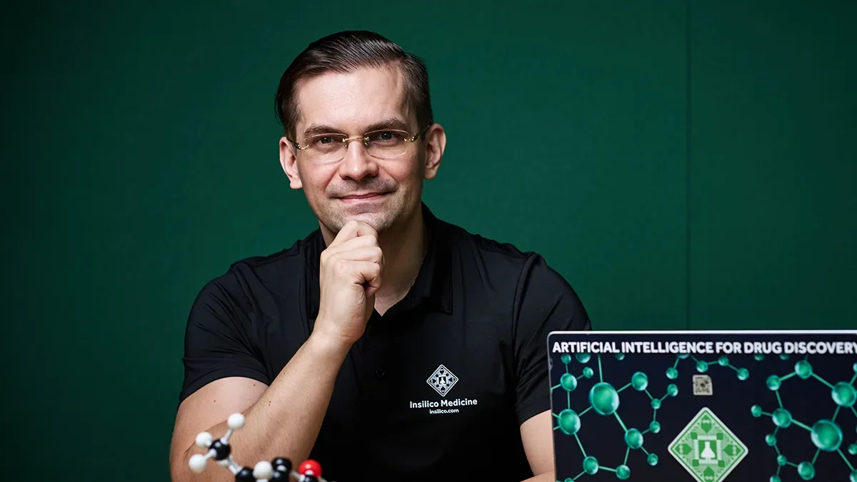 Alex Zhavoronkov keynote speaker headshot on AI drug discovery, longevity and biotech innovation