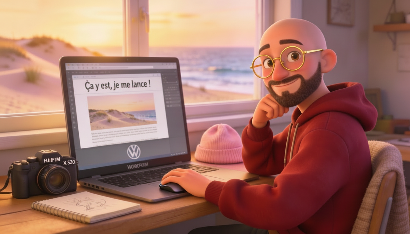 J'ai créé mon blog photo