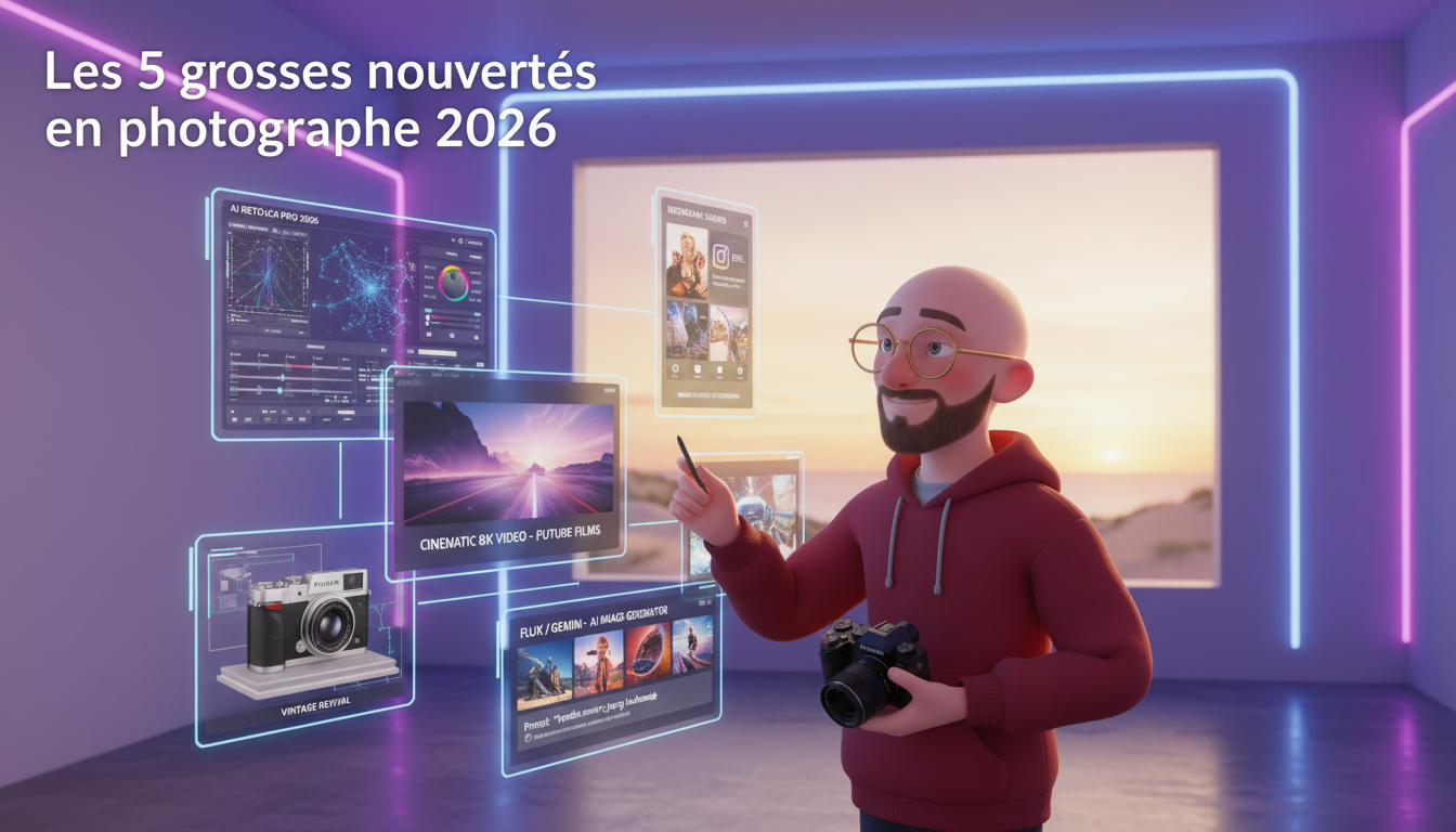 Les 5 grosses nouveautés en photographie en 2026 🎯
