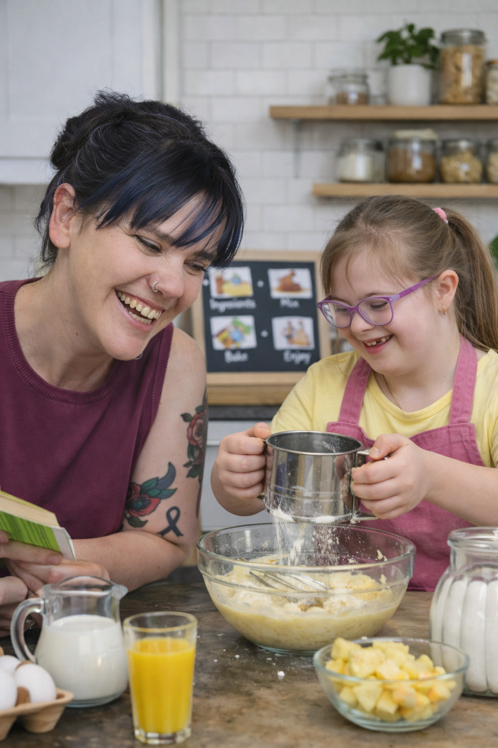 BMe Supports Support Worker providing practical everyday support