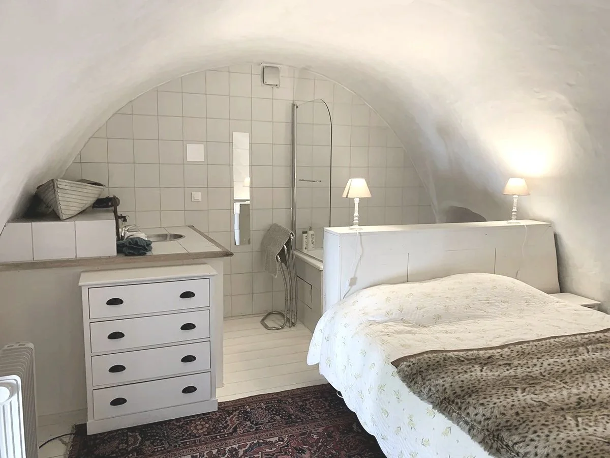Interieur du fortin de Vauville, fort de Vauville, La Hague, Cotentin, Normandie, Normandy