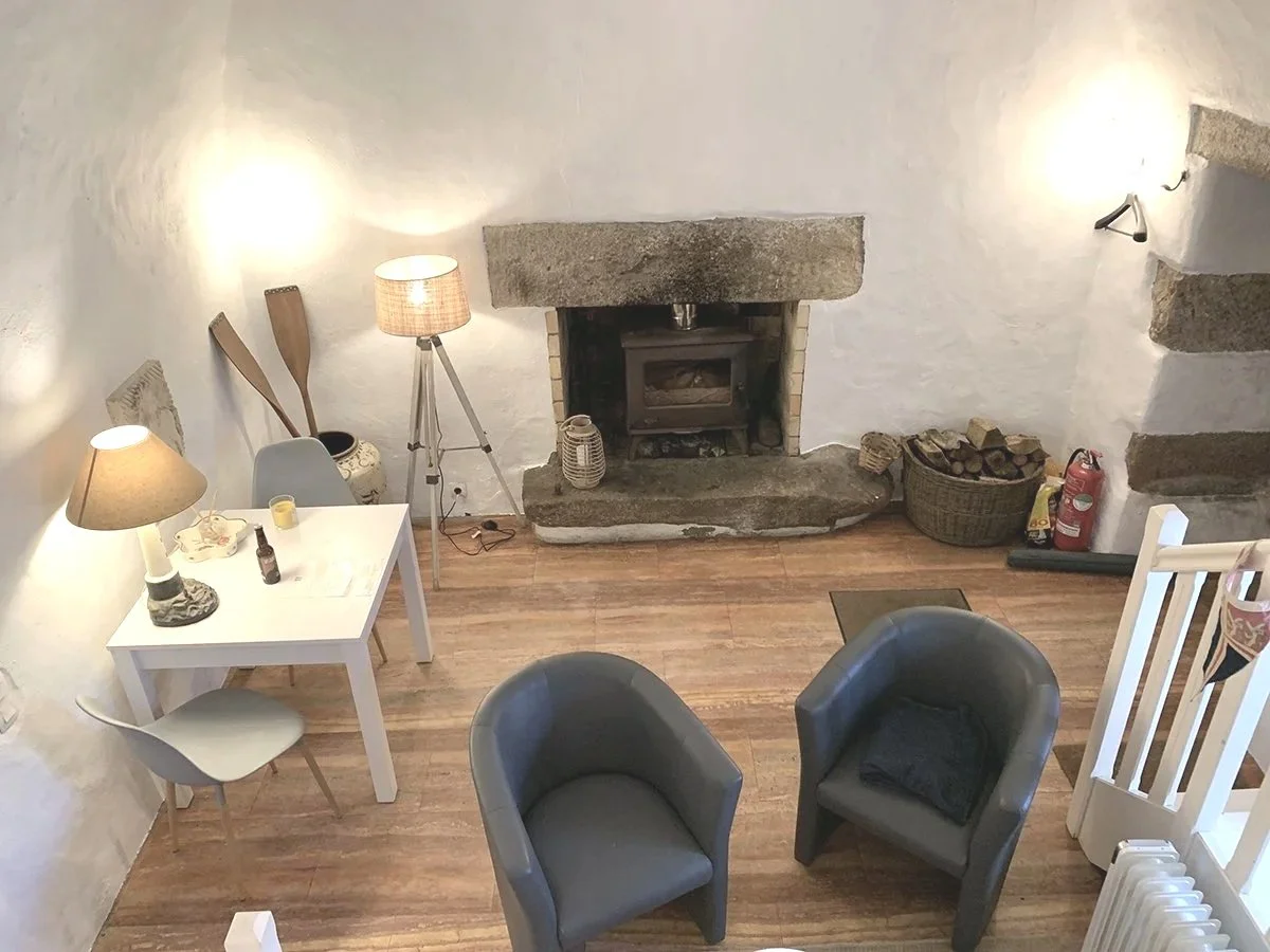 Interieur du fortin de Vauville, fort de Vauville, La Hague, Cotentin, Normandie, Normandy