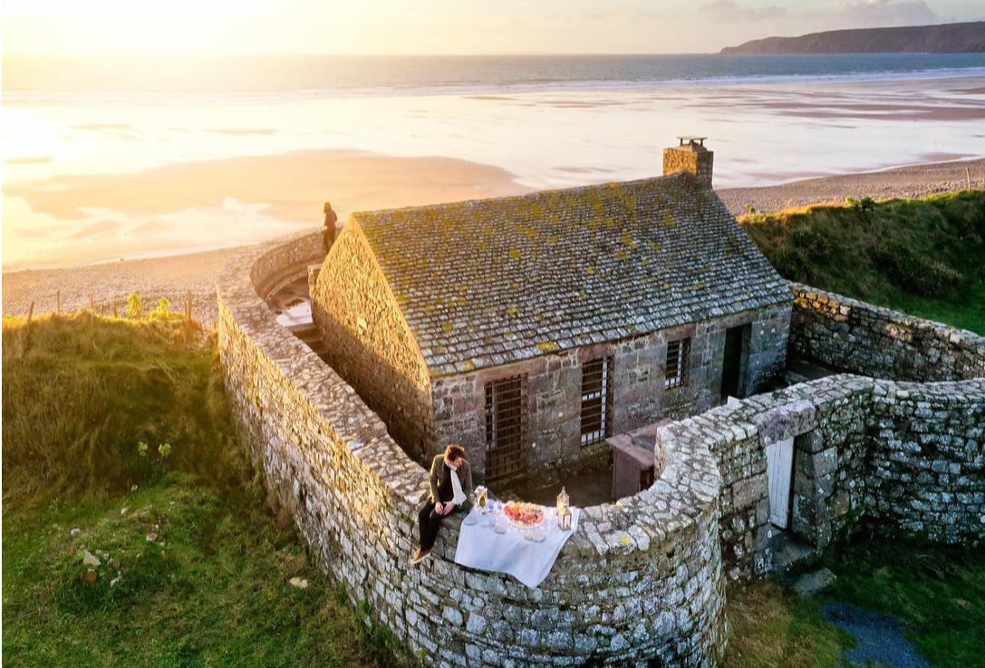Fortin de Vauville, Fort de Vauville, bord de mer, Cotentin, La Hague, Normandie, Normandy, escapade, logement insolite
