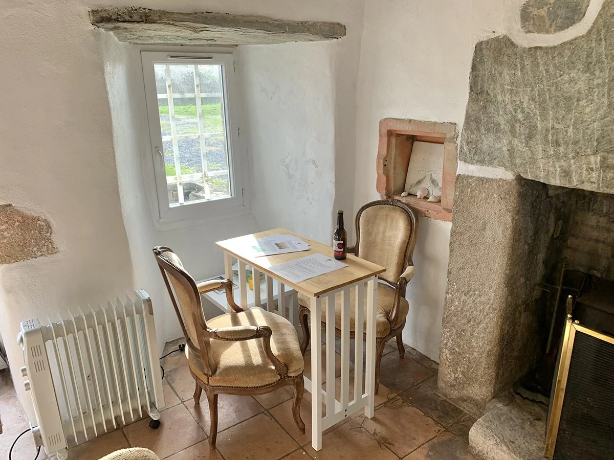 Interieur Petite Maison du Fort, La Hague, Cotentin, la Manche, Normandie, Normandy
