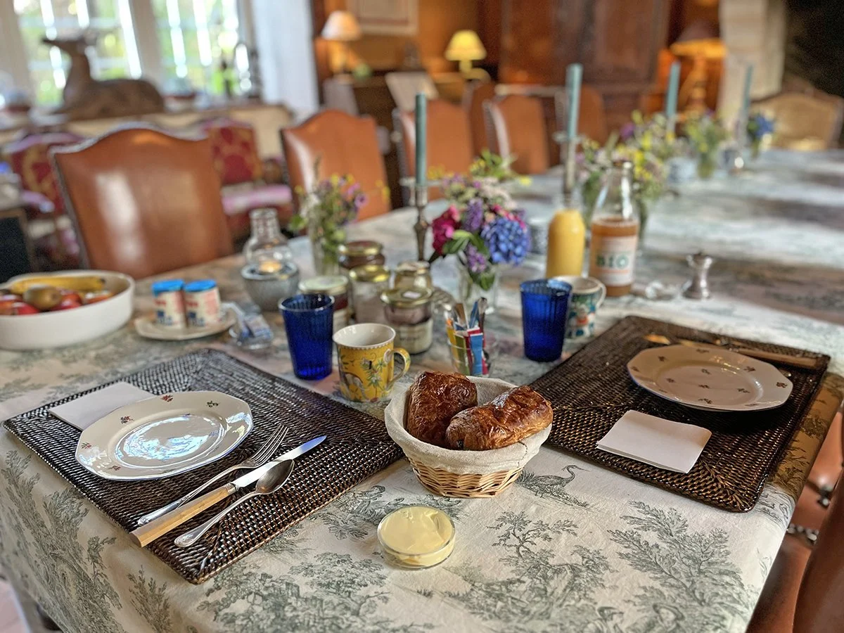 Déjeuner, lunch, dîner, dinner, Château de Vauville, chateau de Vauville, La Hague, Cotentin, la Manche, Normandie, Normandy