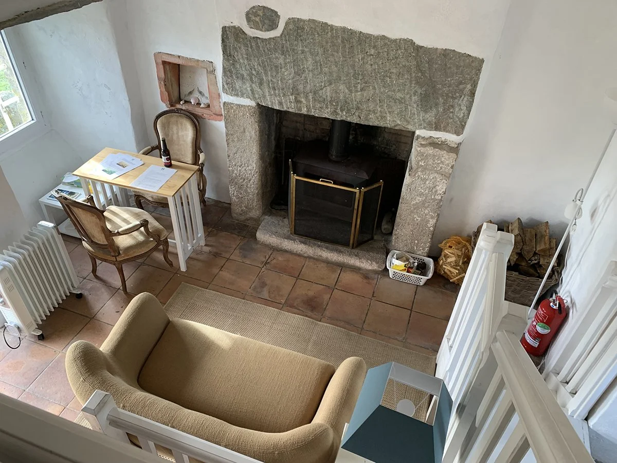 Interieur Petite Maison du Fort, La Hague, Cotentin, la Manche, Normandie, Normandy