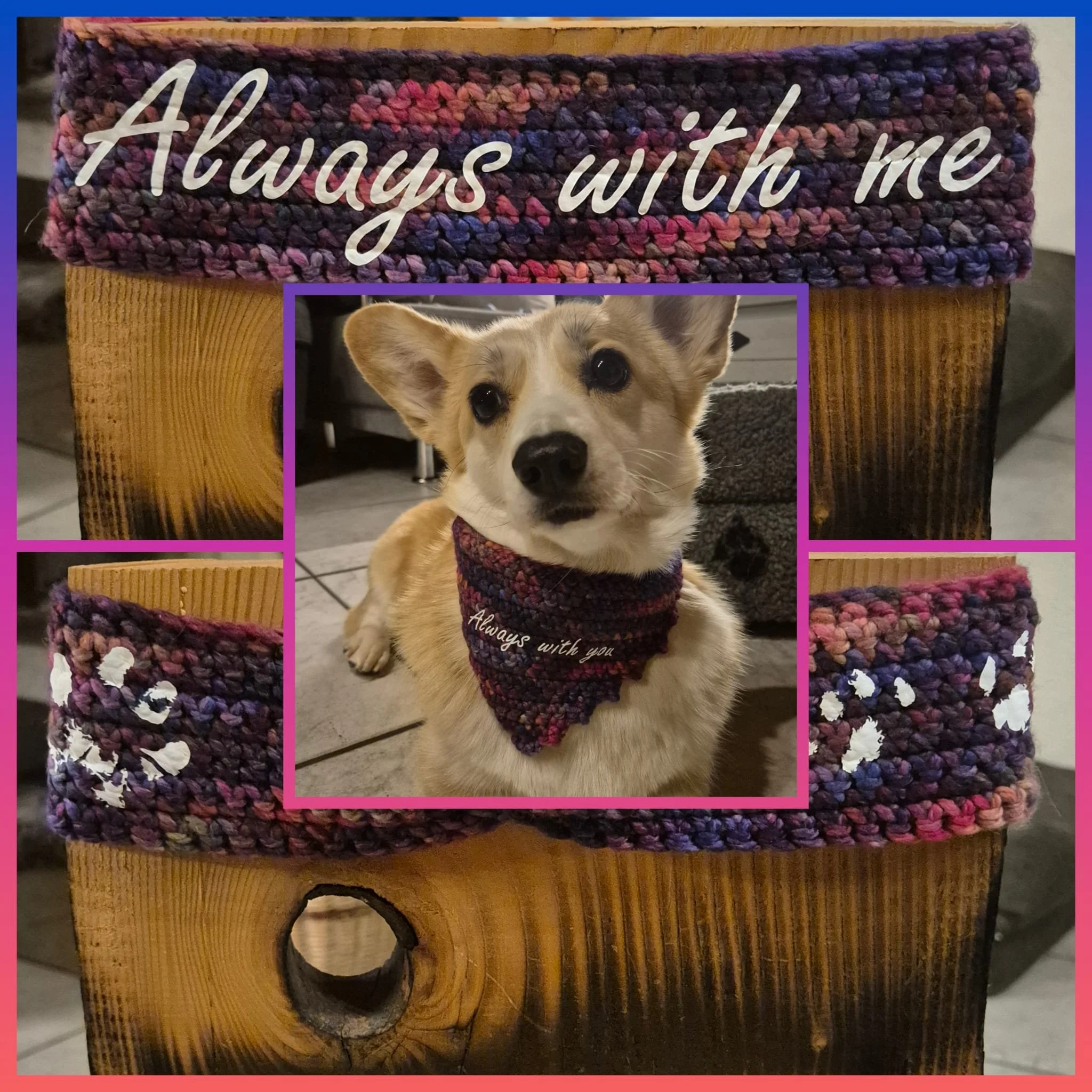 Stirnband  & Dreieckshalstuch Set