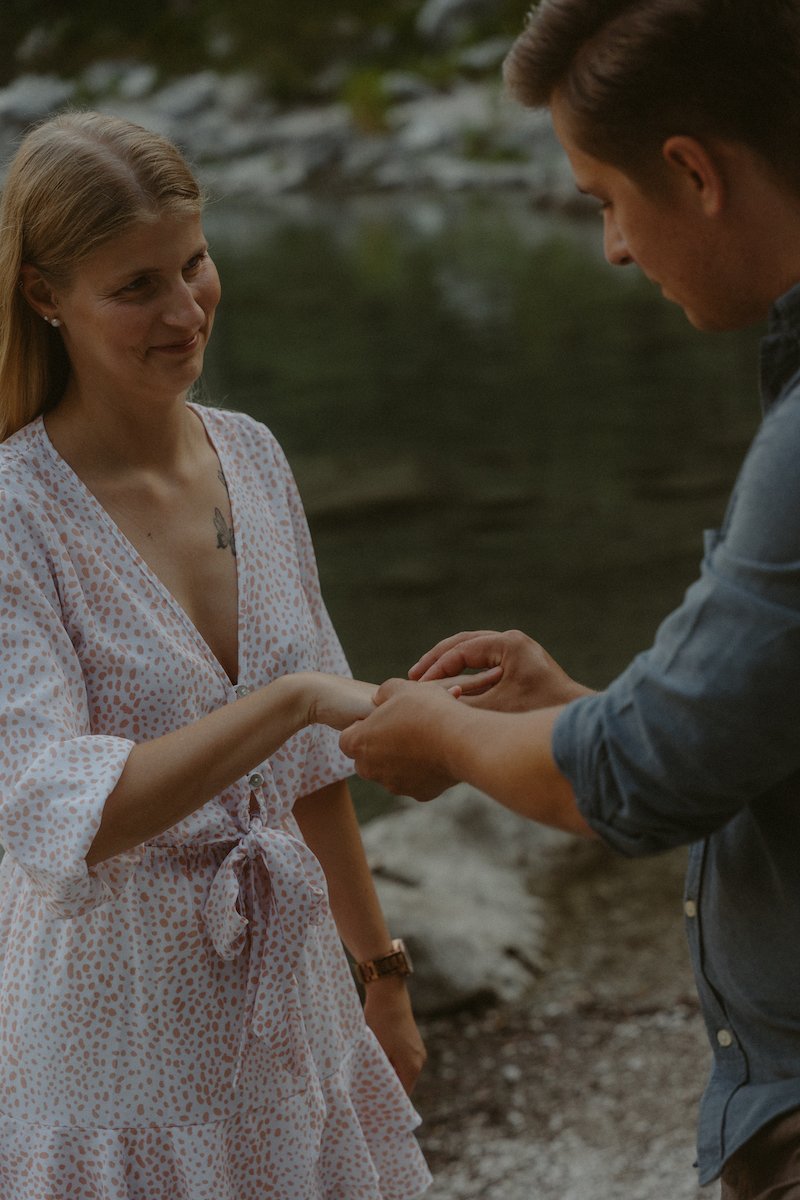 Fotoshooting am Eibsee