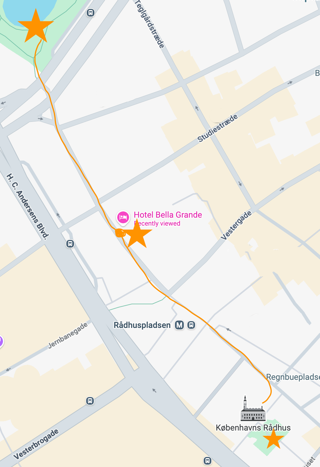 Copenhagen city map 1 hour route garden.PNG
