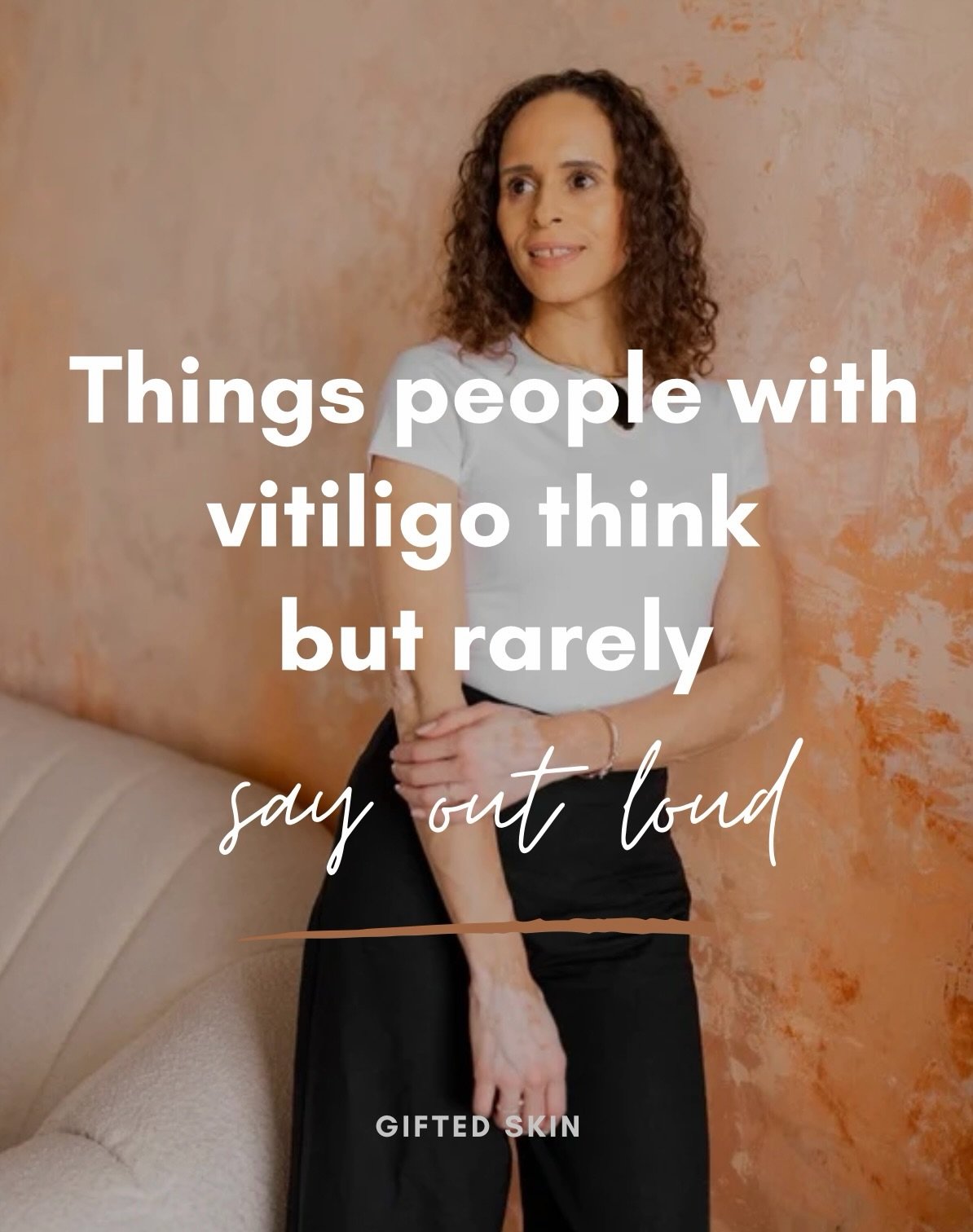 𝑻𝒉𝒊𝒏𝒈𝒔 𝒑𝒆𝒐𝒑𝒍𝒆 𝒘𝒊𝒕𝒉 𝒗𝒊𝒕𝒊𝒍𝒊𝒈𝒐 𝒕𝒉𝒊𝒏𝒌 𝒃𝒖𝒕 𝒓𝒂𝒓𝒆𝒍𝒚 𝒔𝒂𝒚 𝒐𝒖𝒕 𝒍𝒐𝒖𝒅&hellip;

The quiet realities of living with vitiligo can feel tough and mentally draining.

Sometimes it feels like wearing a kind of &lsquo;pro