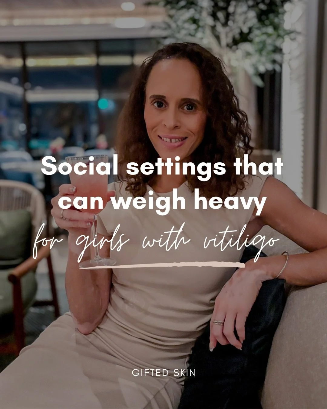 Having vitiligo can change the way certain social situations feel, especially during moments where appearance suddenly feels more noticeable.

From beach holidays to parties and milestone events, this post highlights some of the experiences girls wit