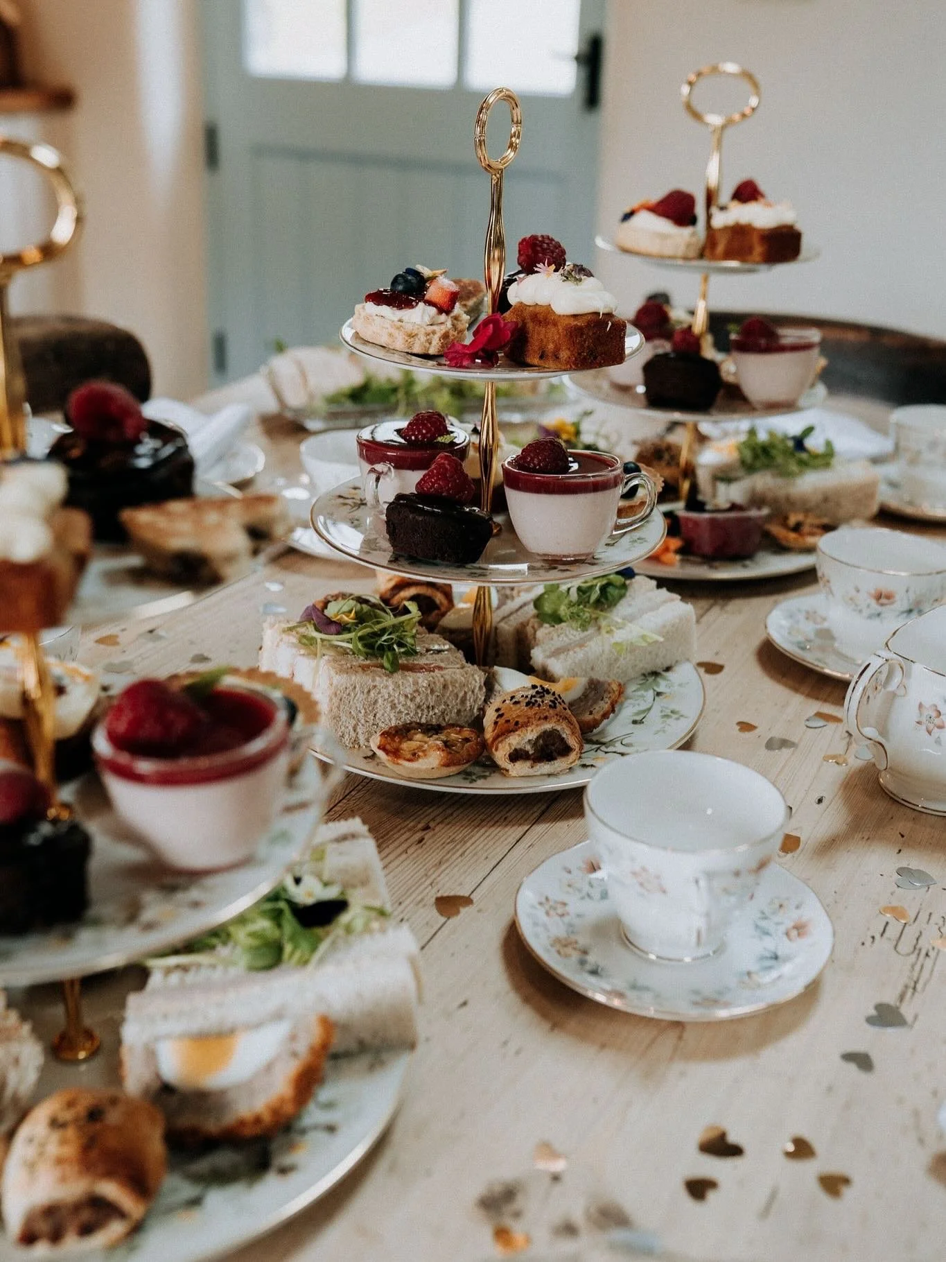 I was recently sent these beautiful photos of the bespoke afternoon tea that I did for Rhys &amp; Matt&rsquo;s wedding back in June. It was an absolute joy to cater for this, the boy&rsquo;s knew exactly what they wanted for their special day, in the