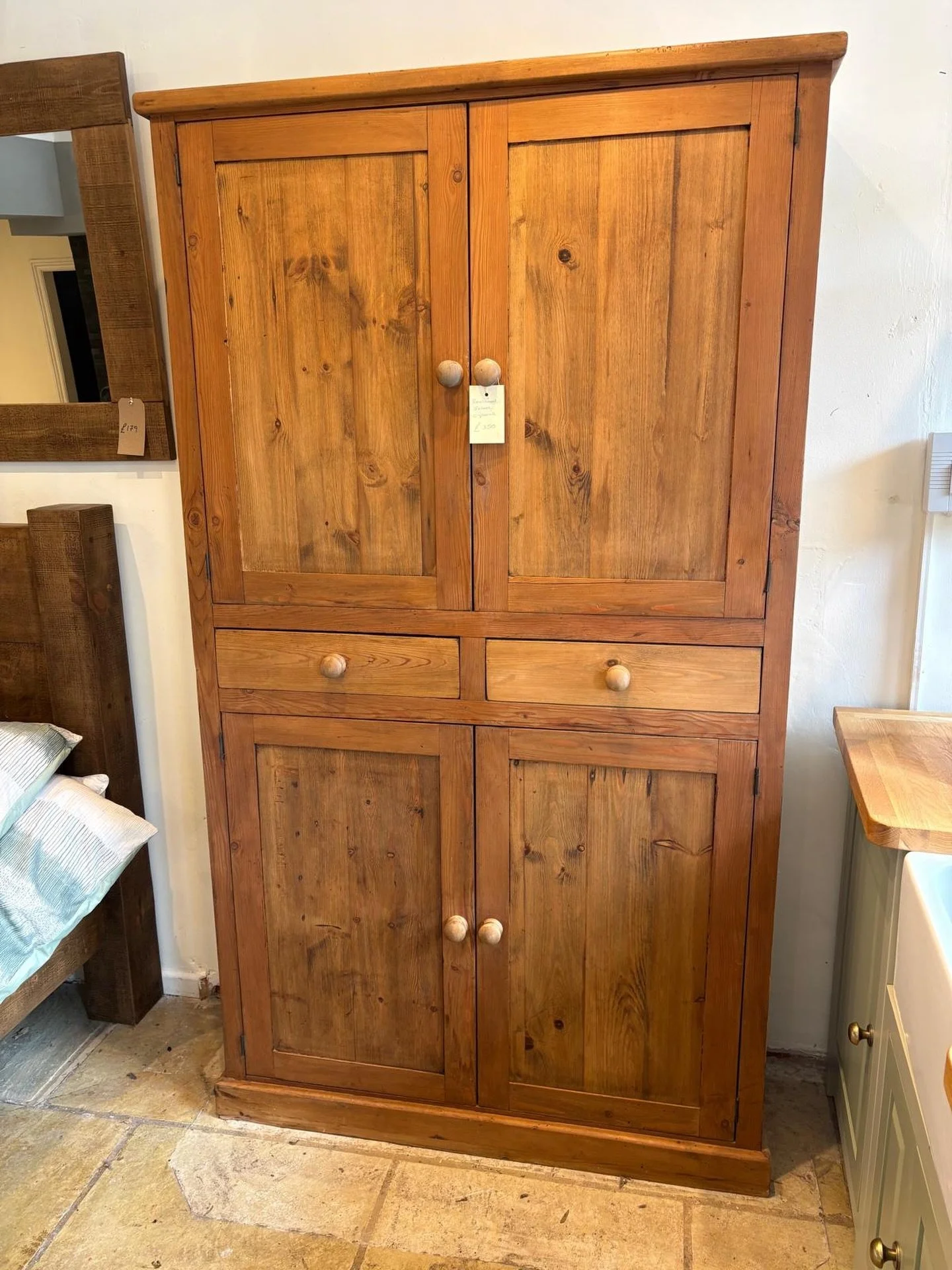 In stock and ready to go.

We have this one off, reclaim school cupboard. Complete with two cupboard sections for plenty of storage, this cupboard is made of reclaimed timber, which comes with its own history.

We only have this one, so be quick!