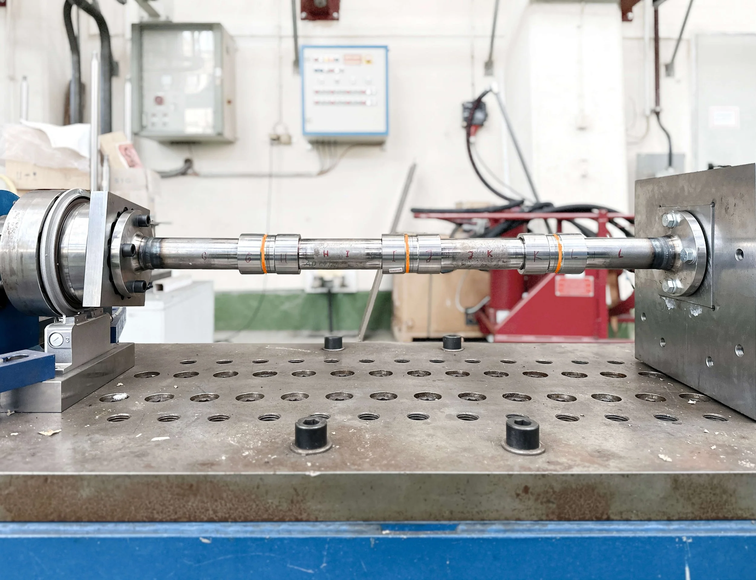 Testaufbau für Belastungstests