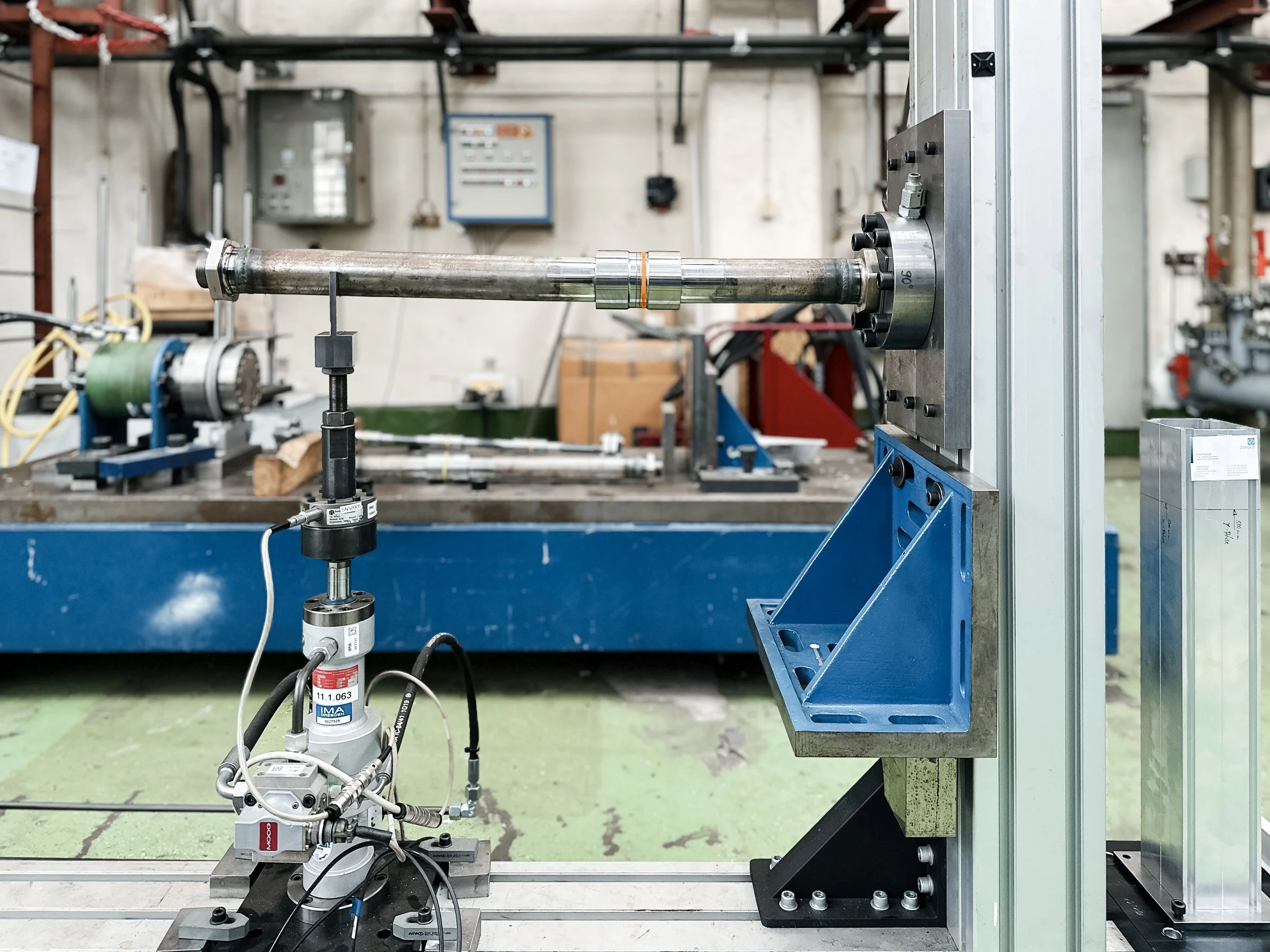 Testaufbau für Belastungstests