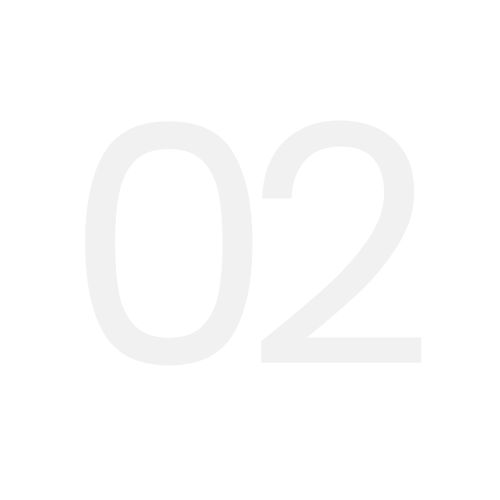 Number 02 in white on a black background.