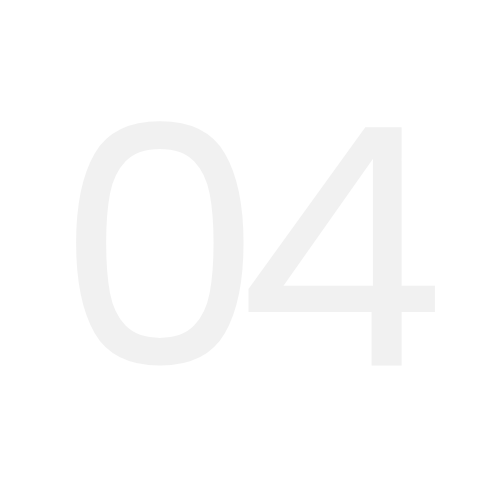 Black background with large white number 04 in the center.