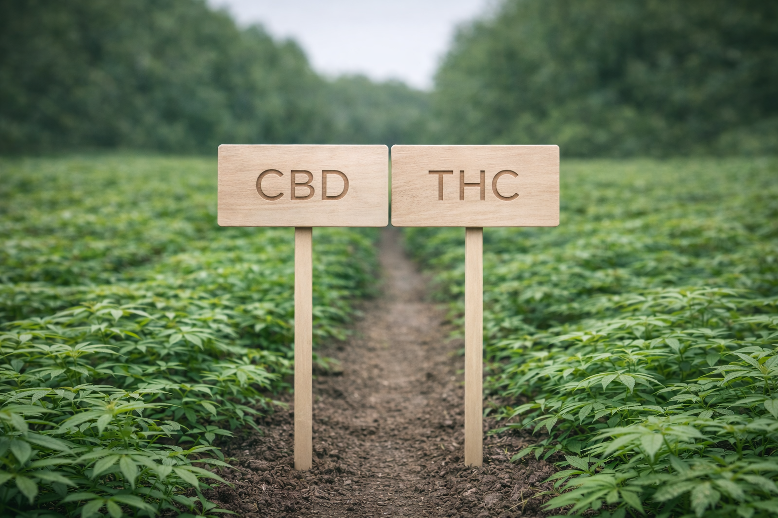 CBD vs. THC – Hvad er forskellen 