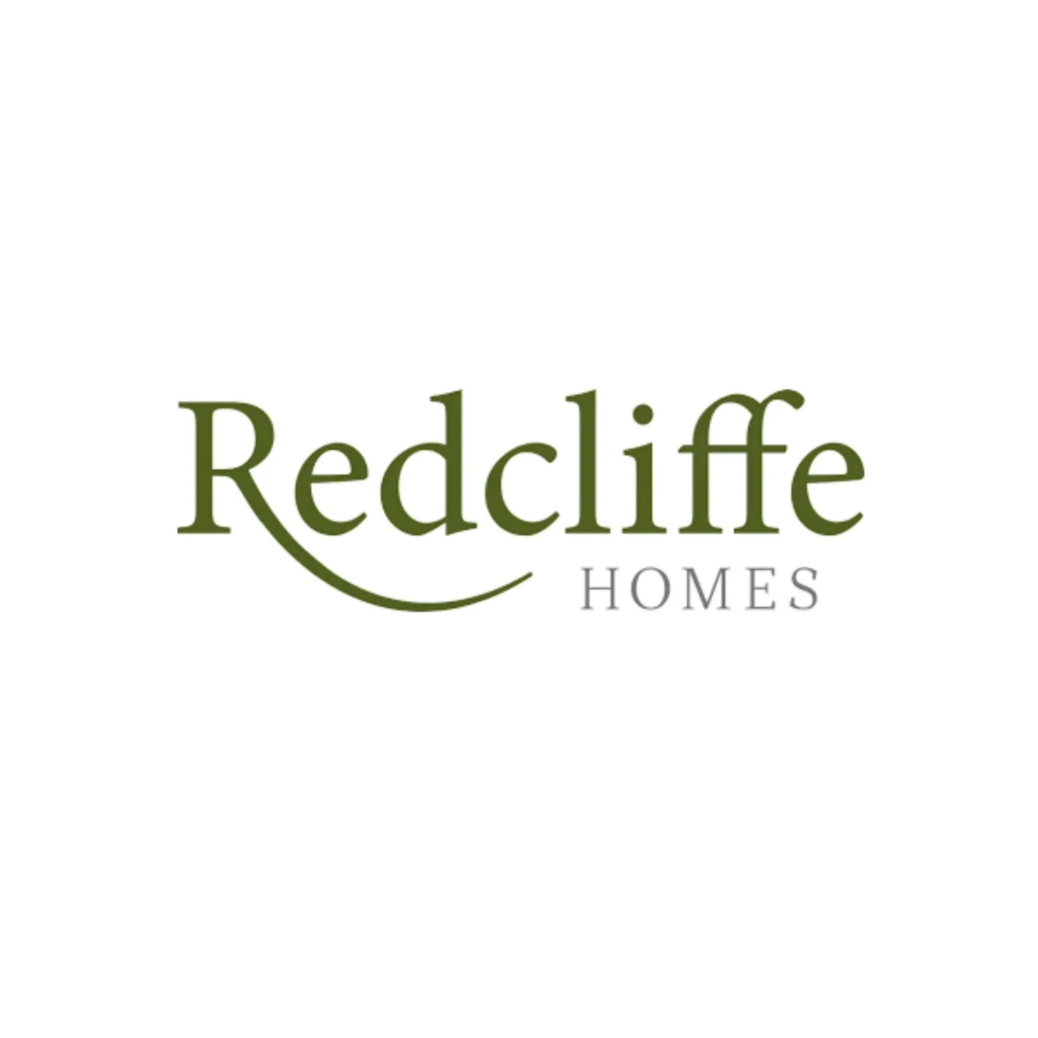 Redcliffe Homes logo with stylized text and icon.