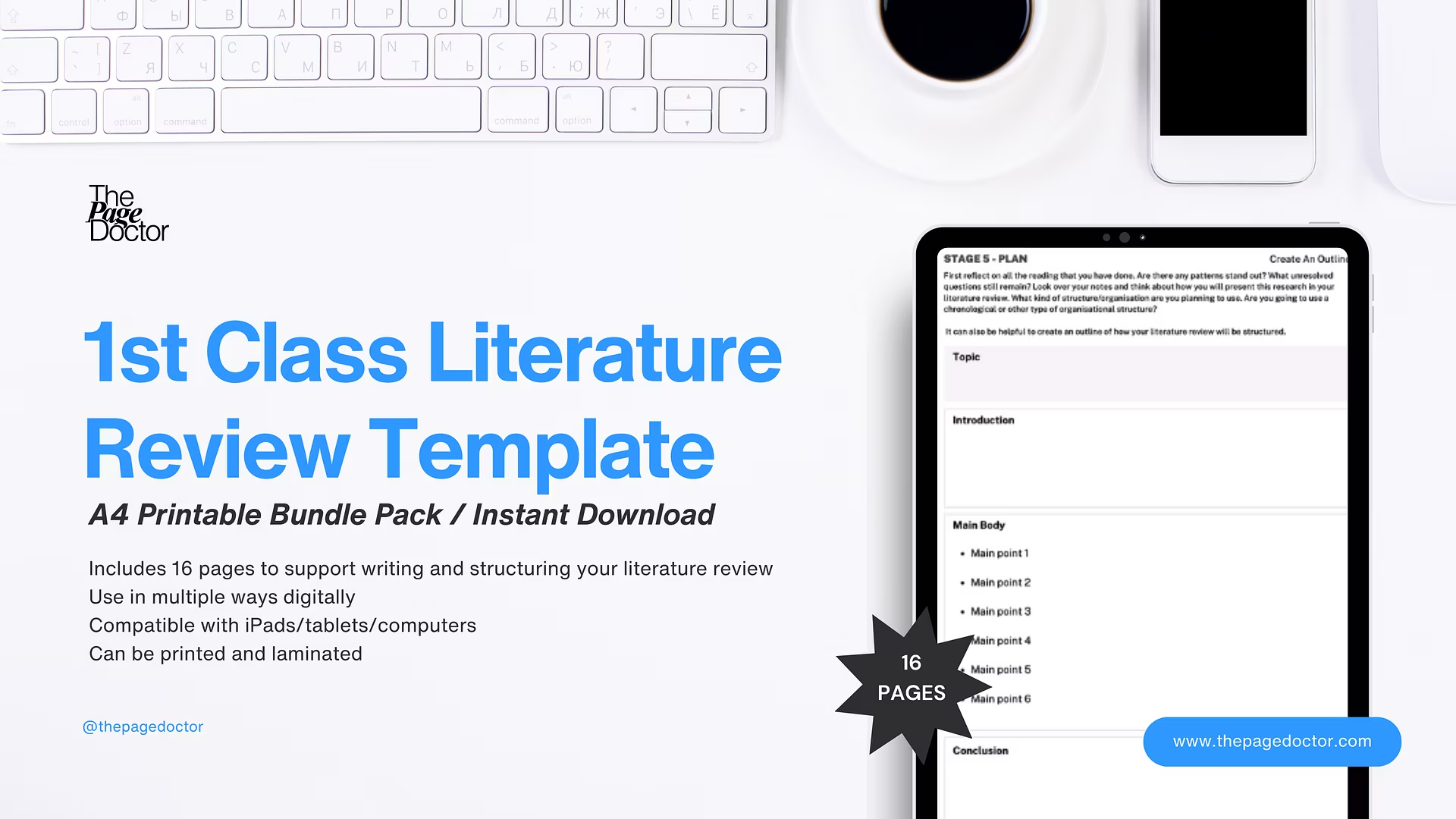 1st Class Literature Review Cover