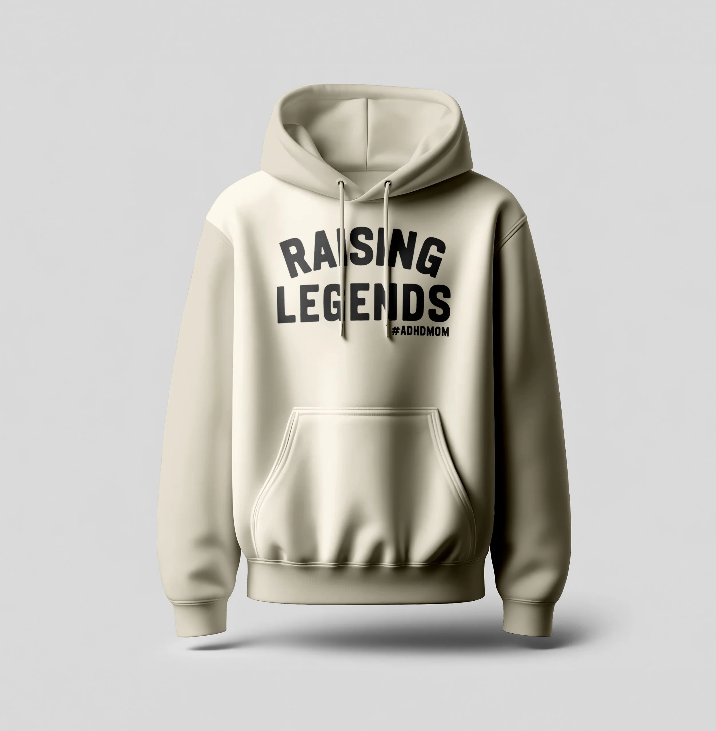raising legends - adhd mom - hoodie - Sand.jpg