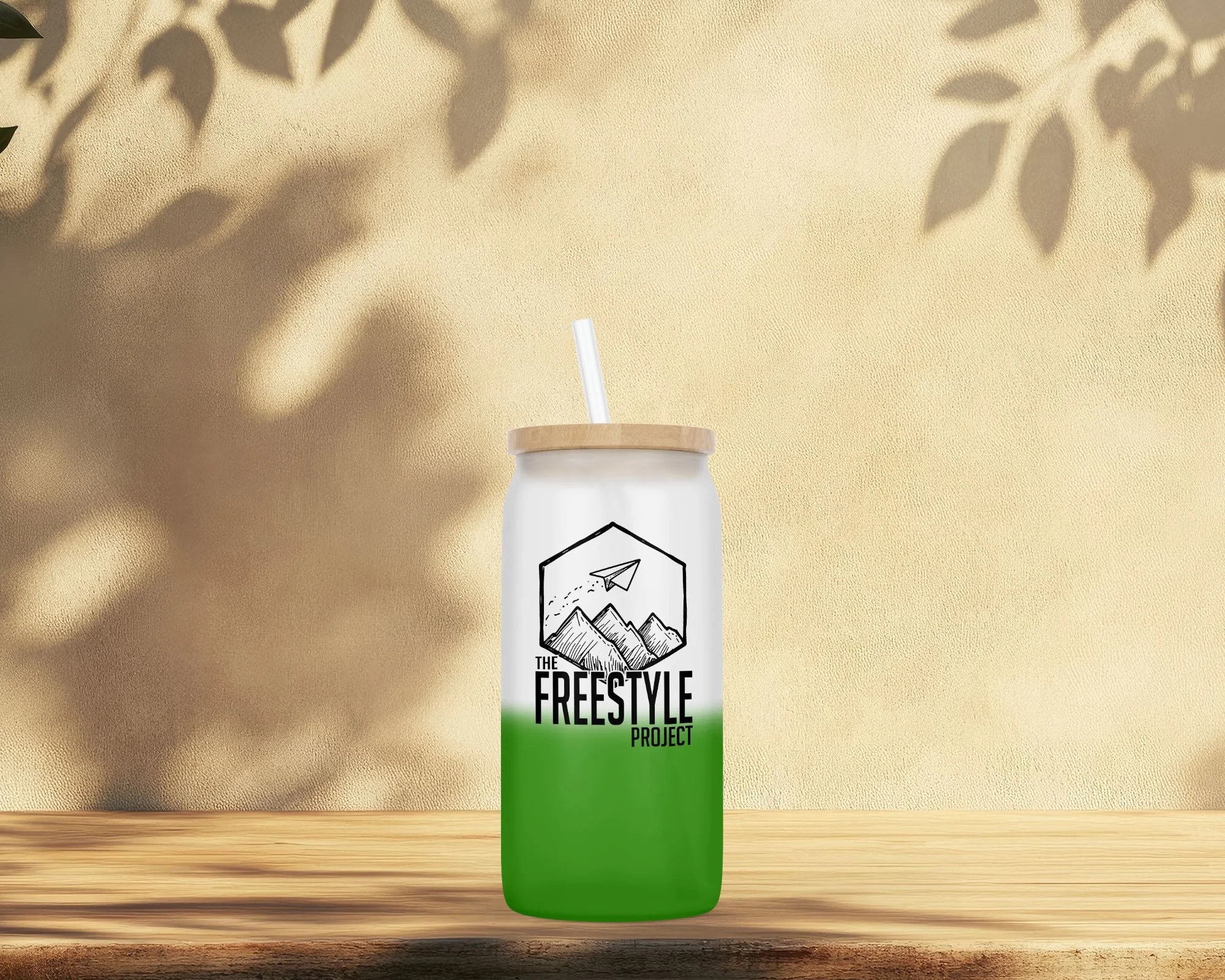 glass tumbler - green - TFP logo.jpg