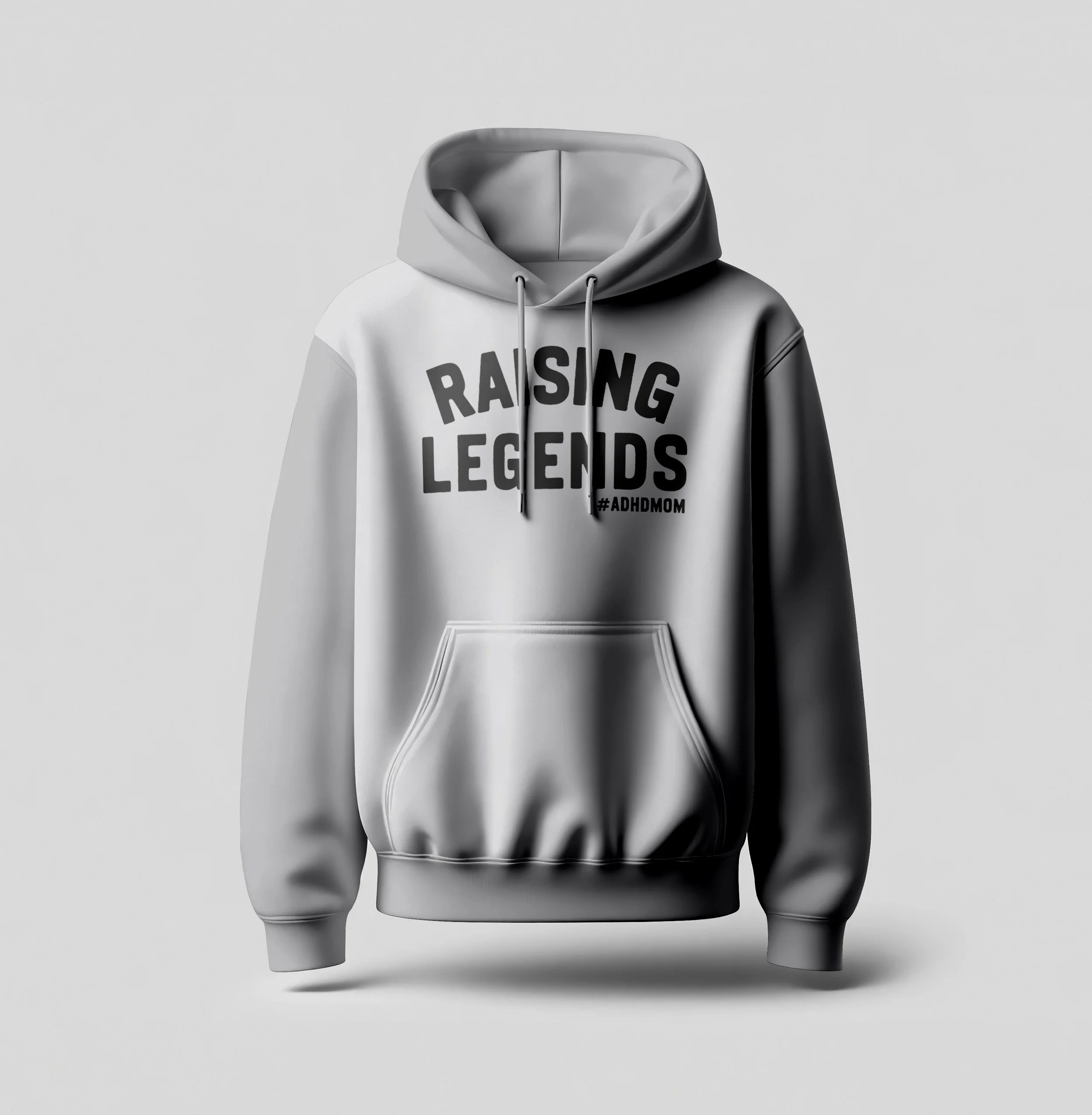 raising legends - adhd mom - hoodie - Cement.jpg