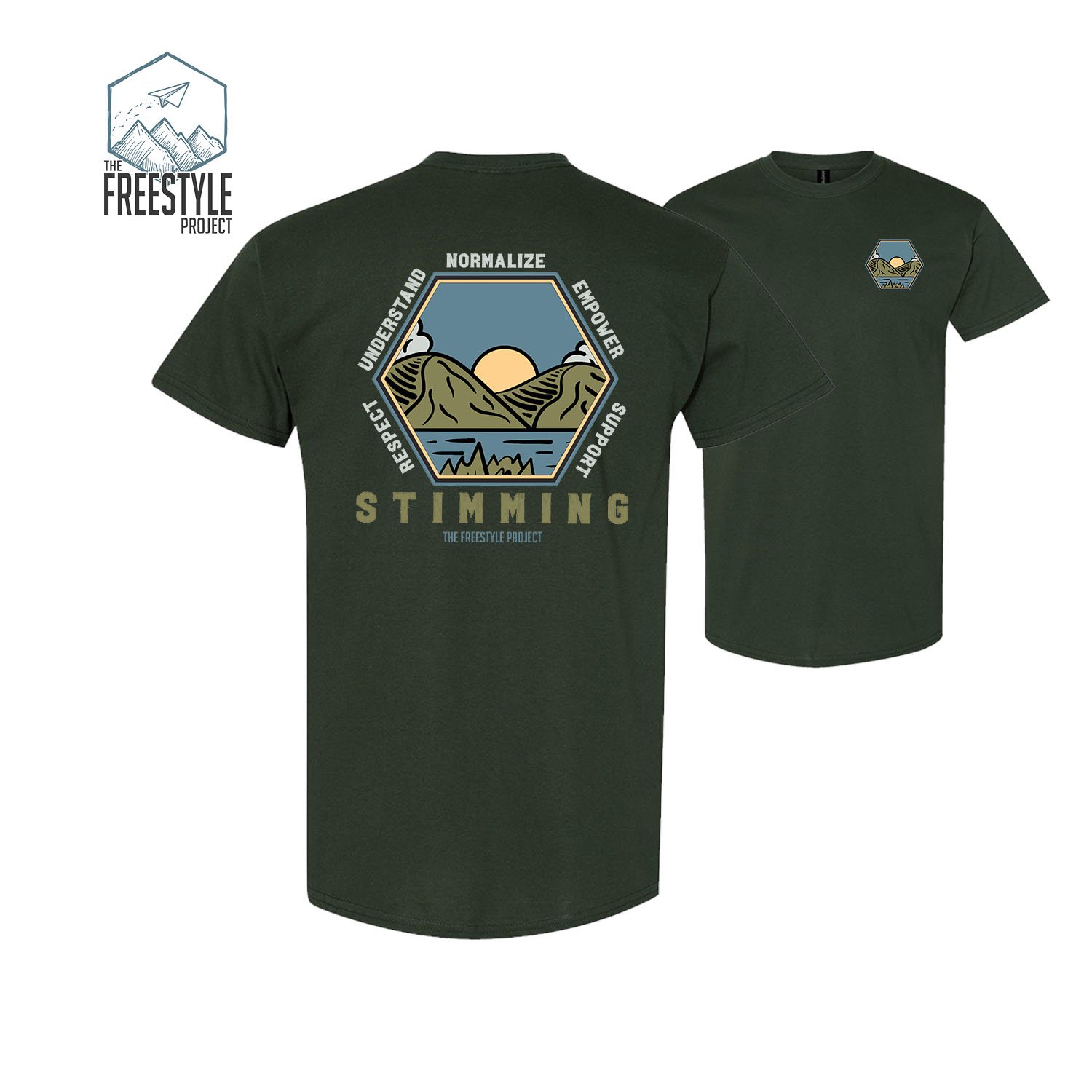 Respect • Understand • Normalize • Empower • Support Stimming | T-Shirt