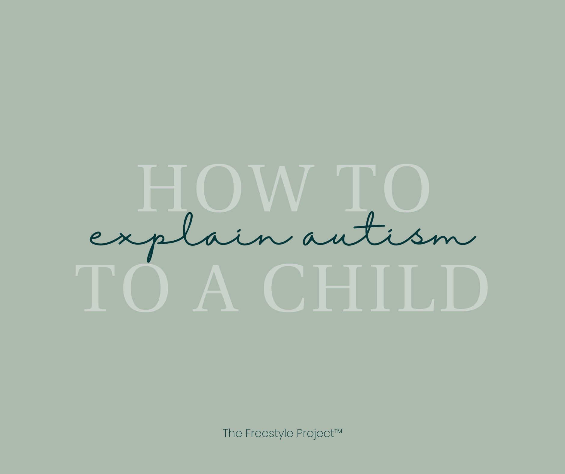 How to Educate Your Child About Autism