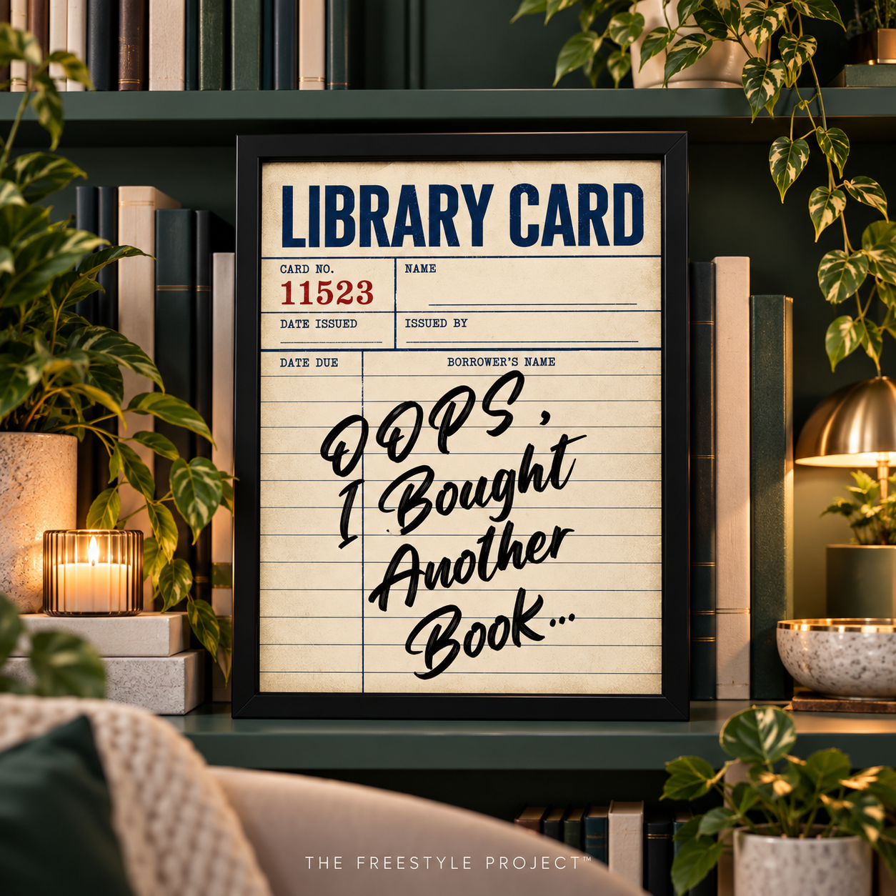 Oops, I bought another book | Poster | Digital Download