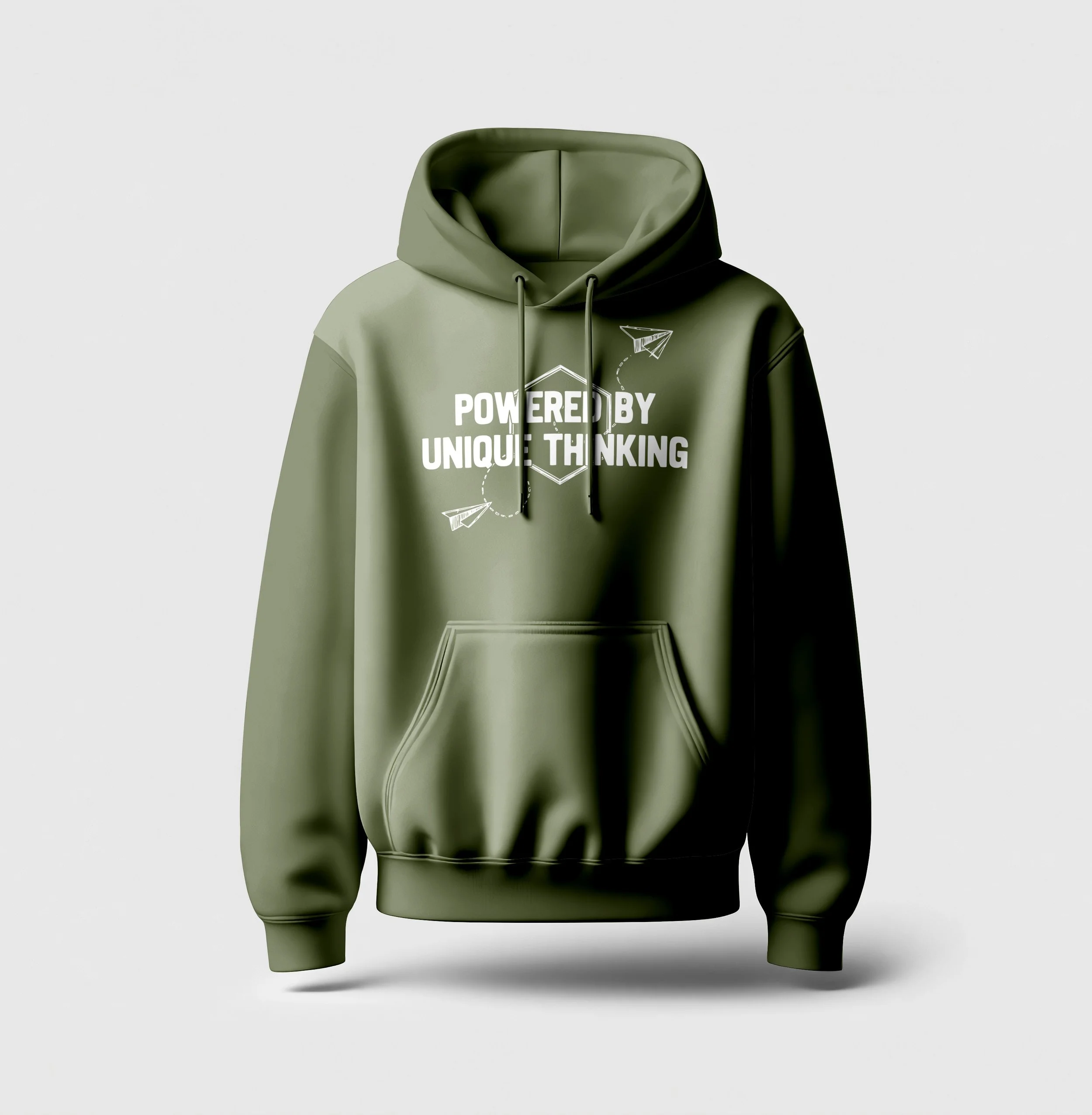 unique hoodie - military green.jpg