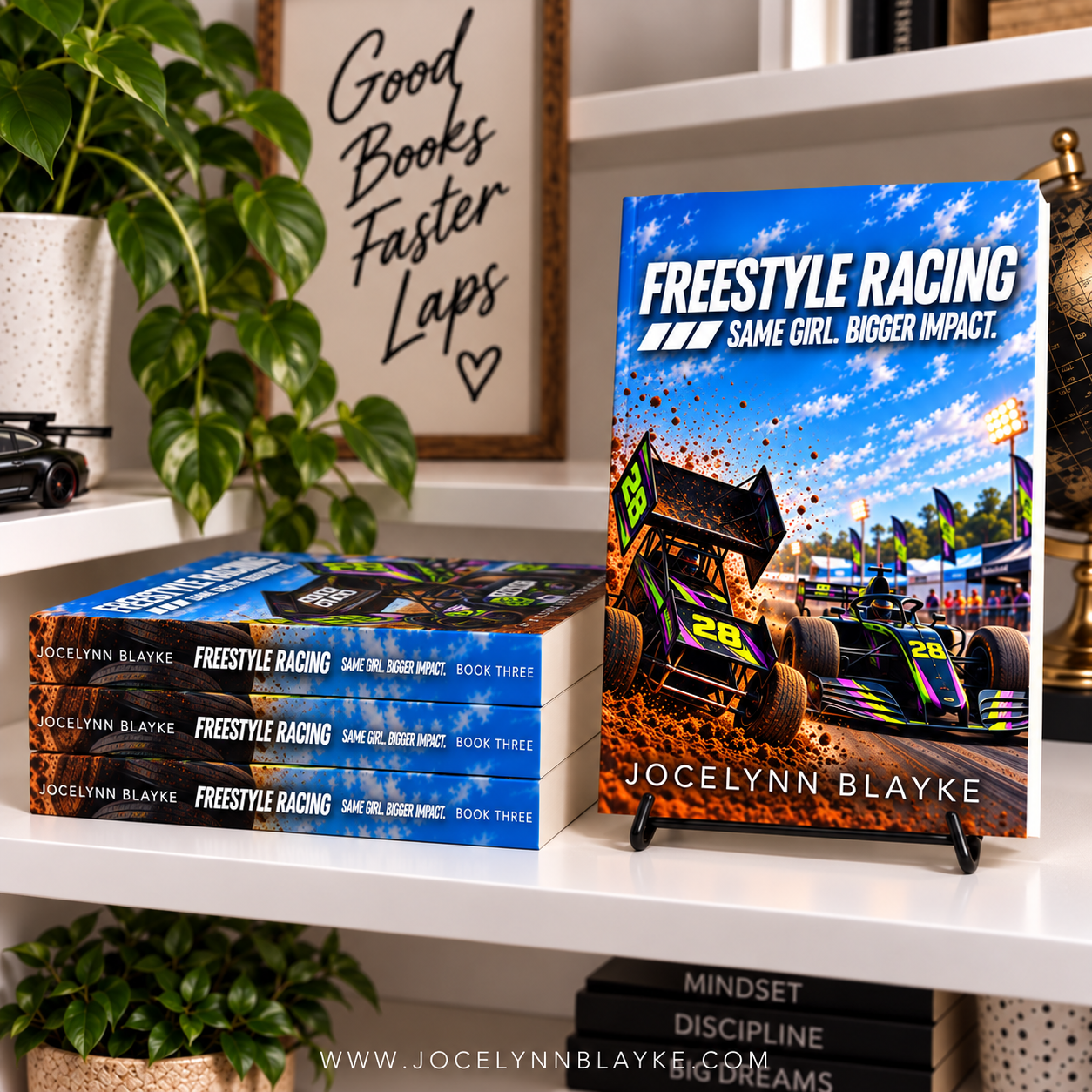 Freestyle Racing: Same Girl. Bigger Impact | Book 3 | Paperback | Signed By Author | Free Shipping