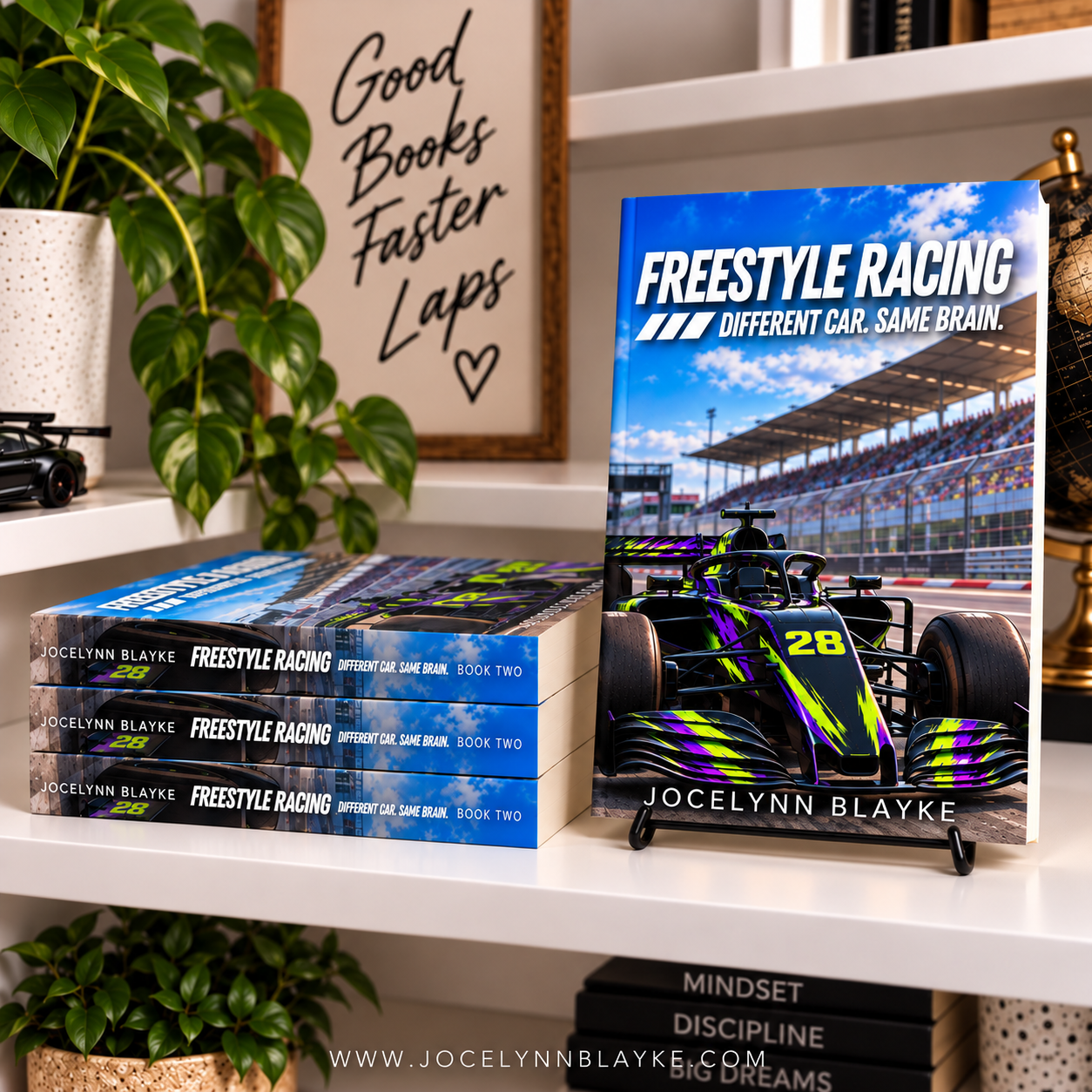 FREESTYLE RACING™ : DIFFERENT CAR. SAME BRAIN. | BOOK 2 | SIGNED BY AUTHOR | Paperback | Free Shipping