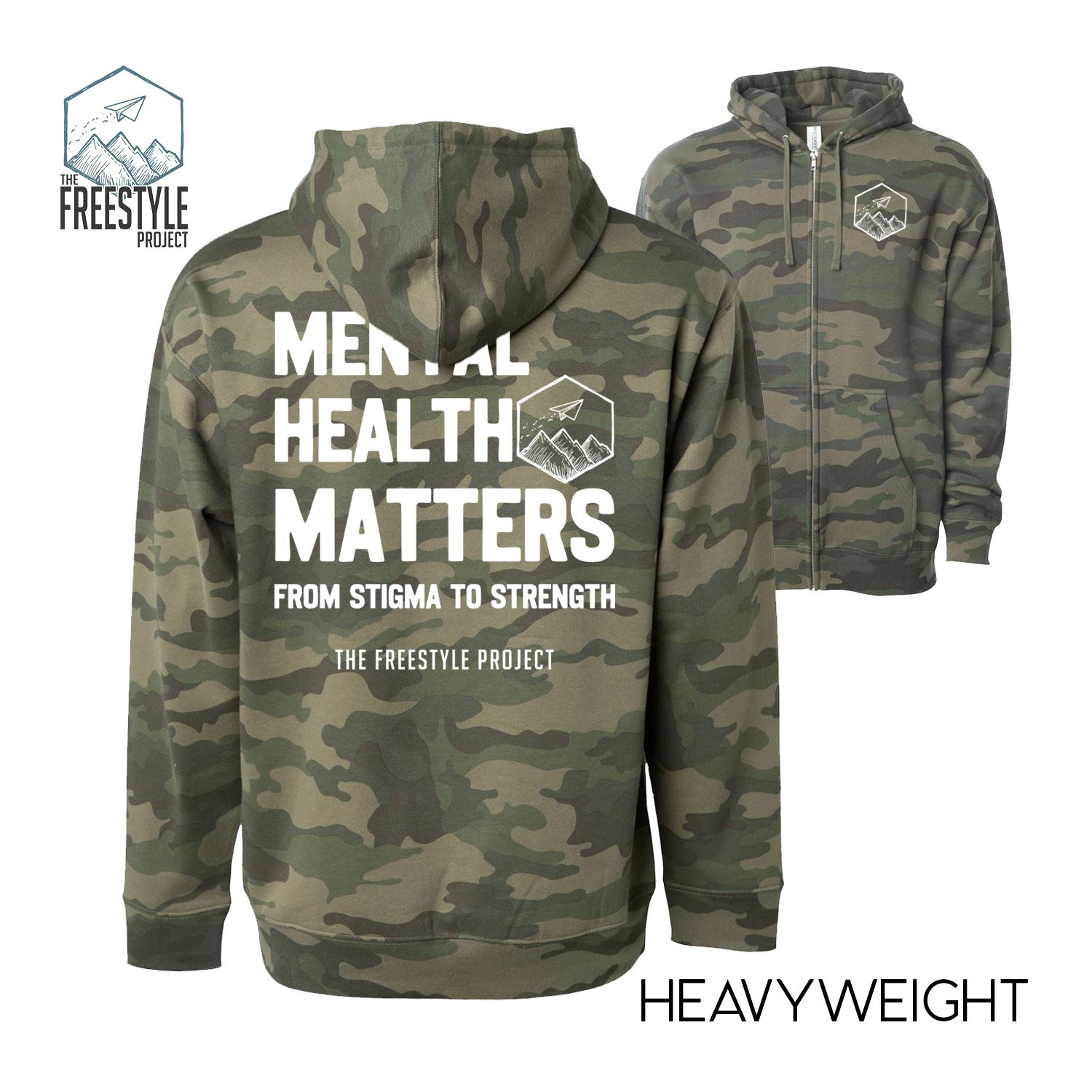 Mental Health Matters | Camo Jacket | Heavyweight