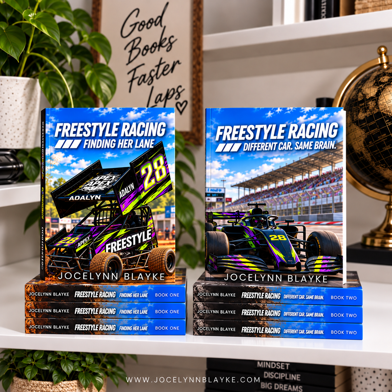 FREESTYLE RACING COLLECTION: BOOKS 1 & 2 BUNDLE | SIGNED BY AUTHOR | Paperback | Free Shipping