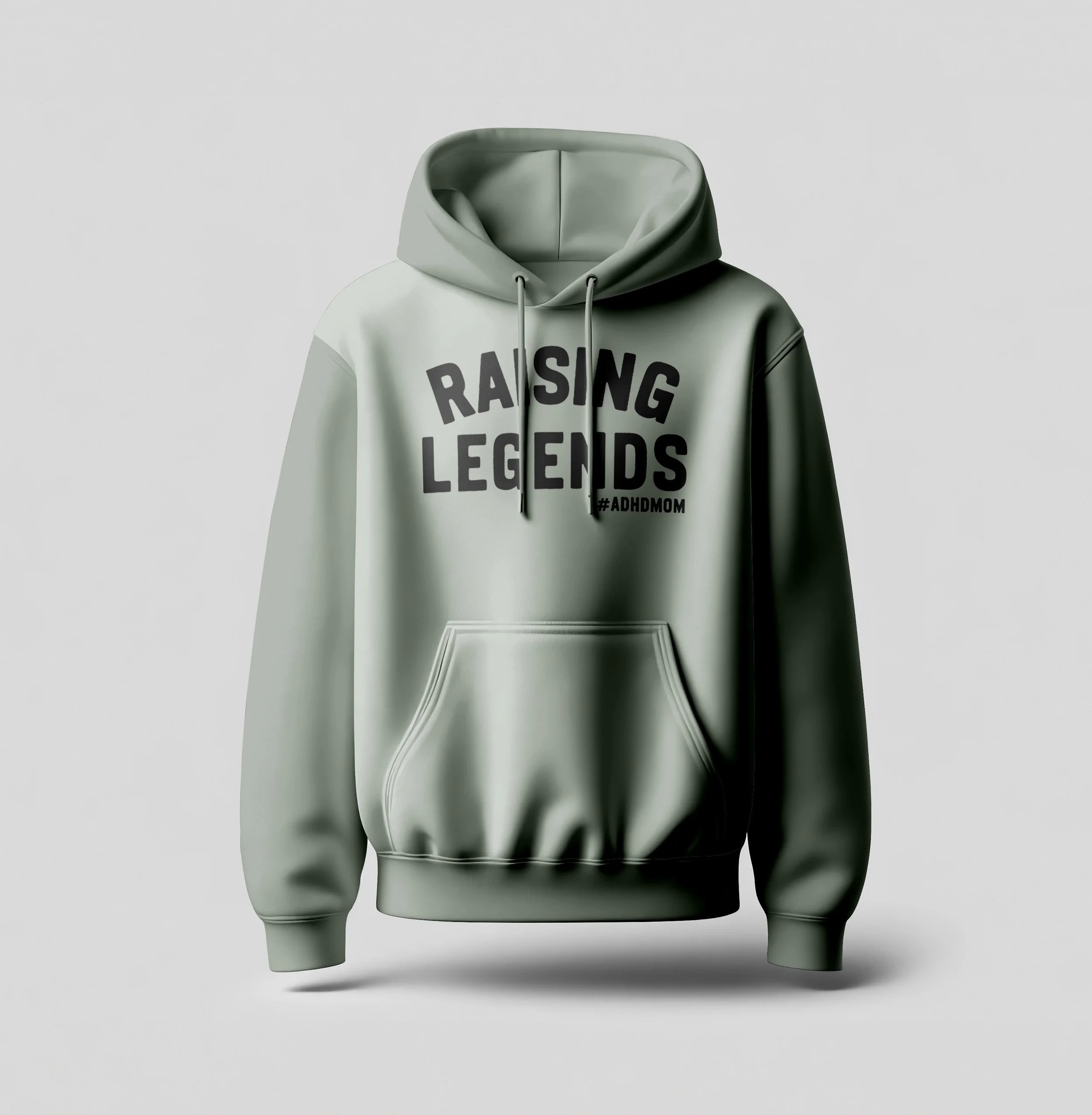 raising legends - adhd mom - hoodie - sage.jpg