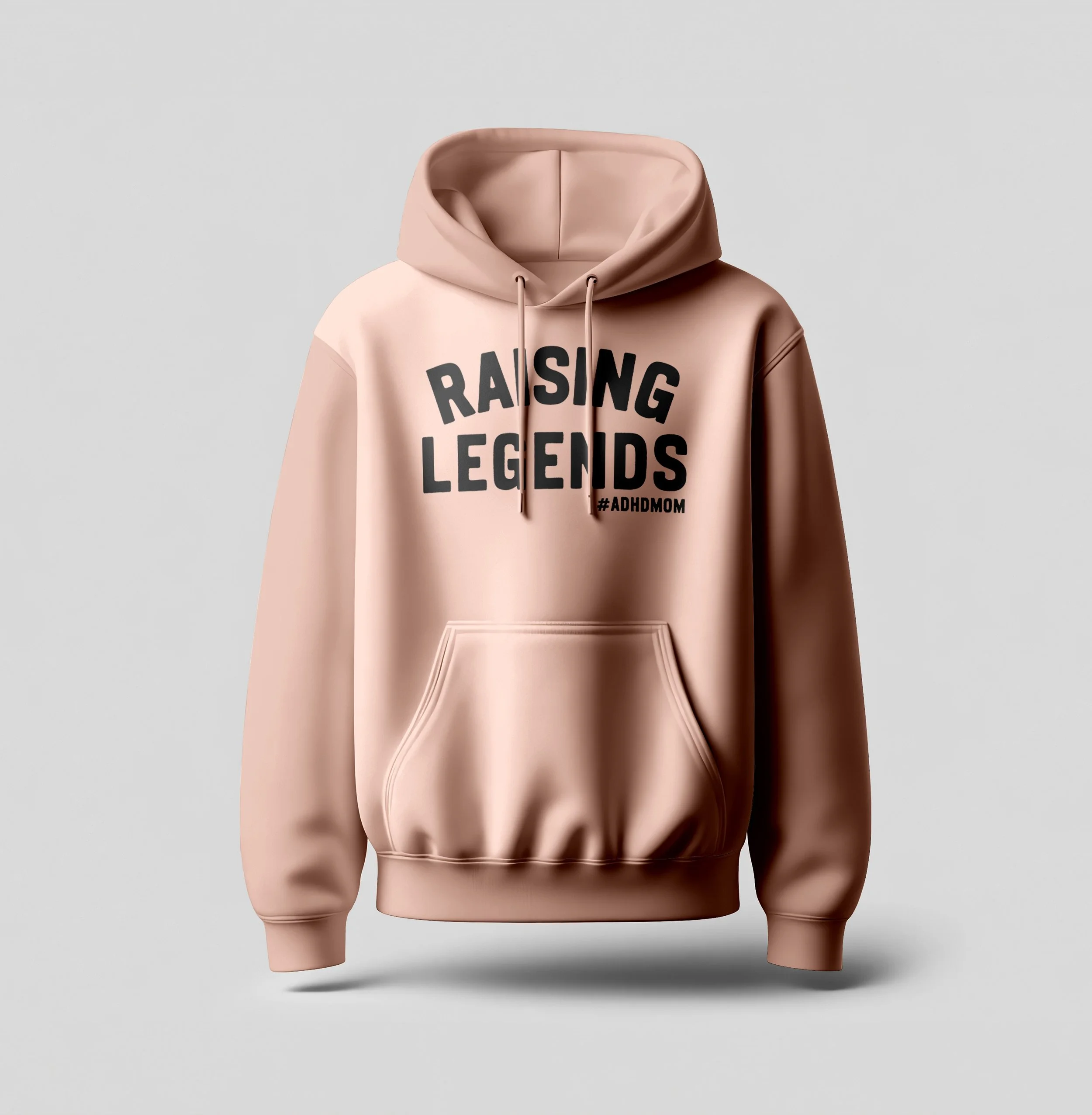 raising legends - adhd mom - hoodie - Dusty Rose.jpg
