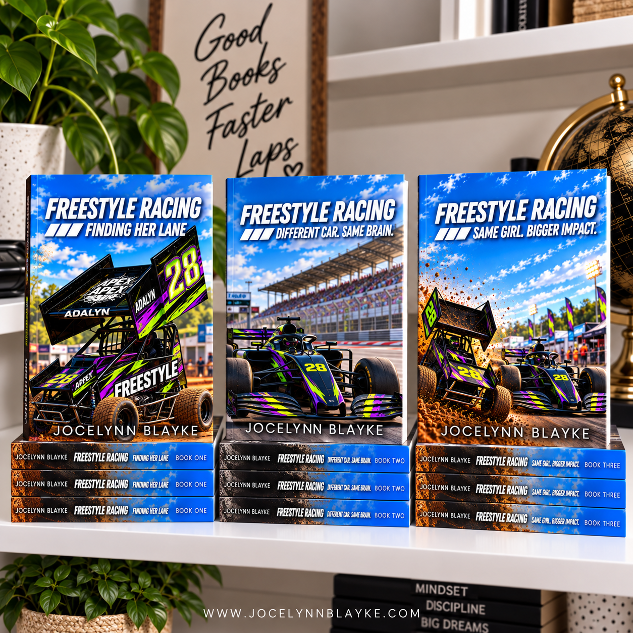 FREESTYLE RACING COLLECTION: BOOKS 1 -3 BUNDLE | SIGNED BY AUTHOR | Paperback | Free Shipping