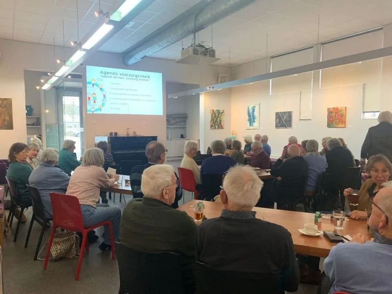 In samenwerking met Senioren alliantie Haaksbergen middag georganiseerd over de voorzorgcirkels