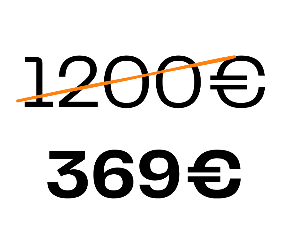 Un graphique montrant une ligne ascendante de couleur orange sur un fond noir.