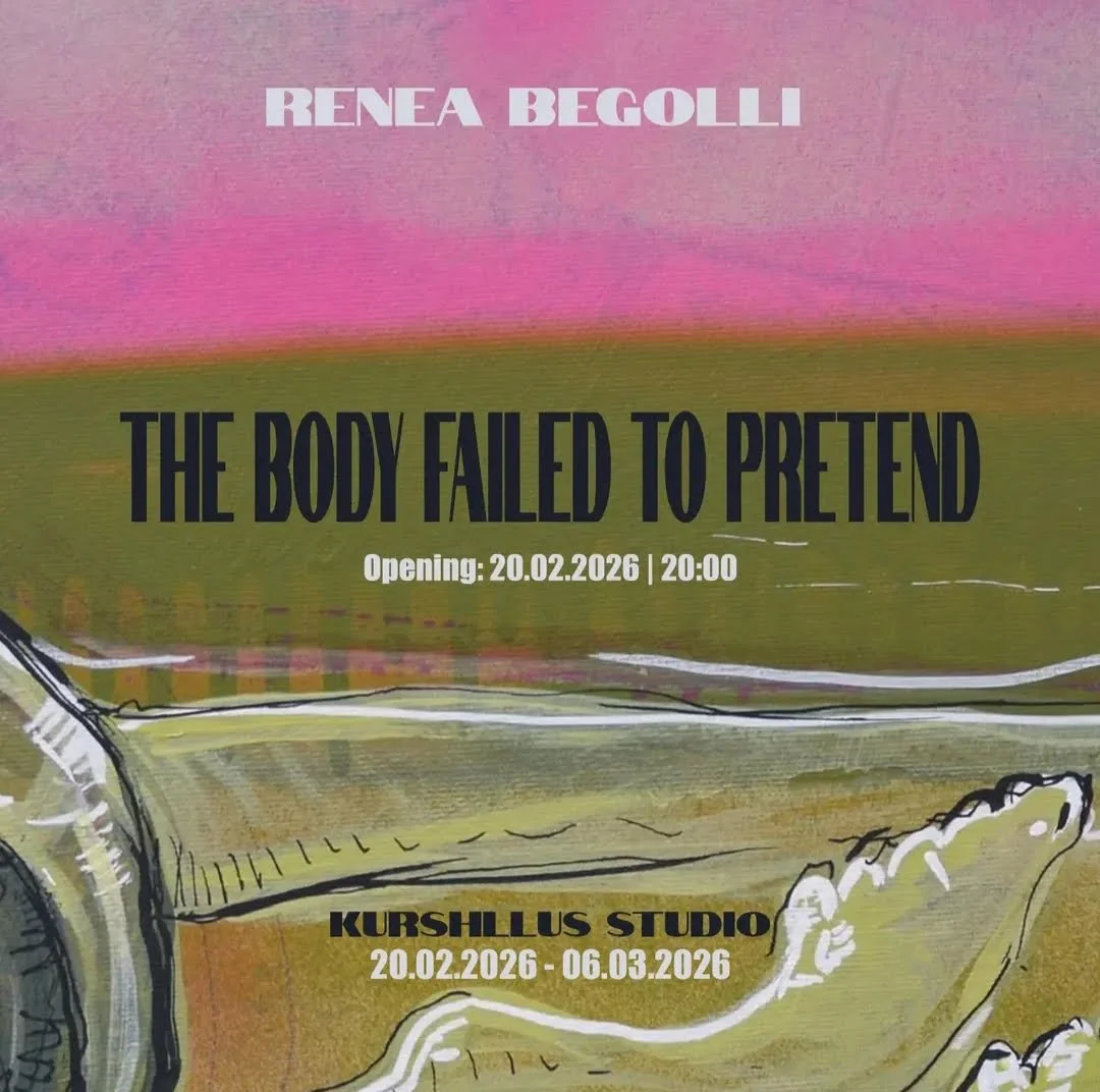 “The body failed to pretend”, storefront exhibition at Kurshllus Studio