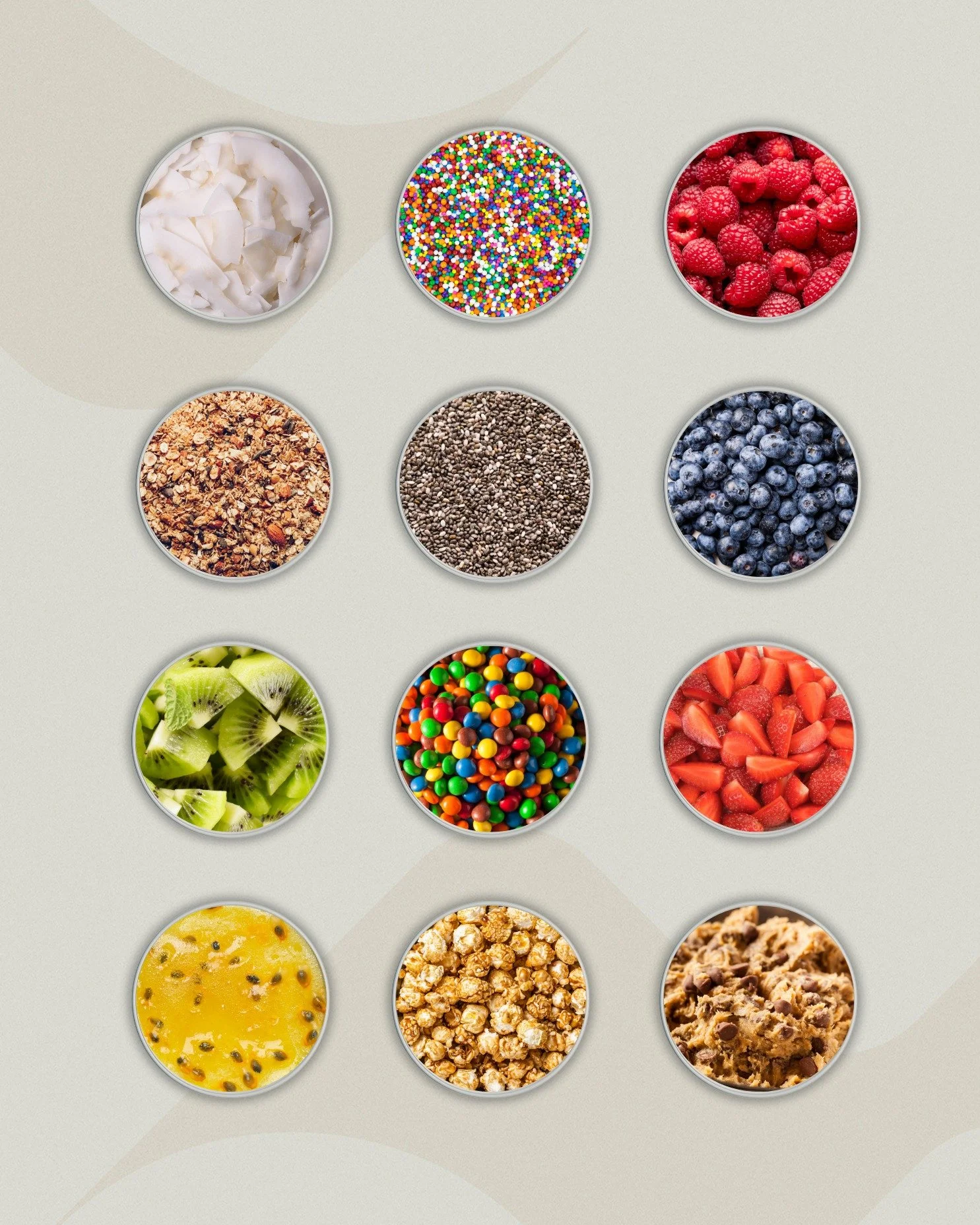 POV: You&rsquo;re deciding which toppings to put on your frozen yoghurt. Keep it simple or go all out? 

The options are endless. 🍓 We can&rsquo;t wait to show you our toppings bar when we launch! 

Not long now 🥳