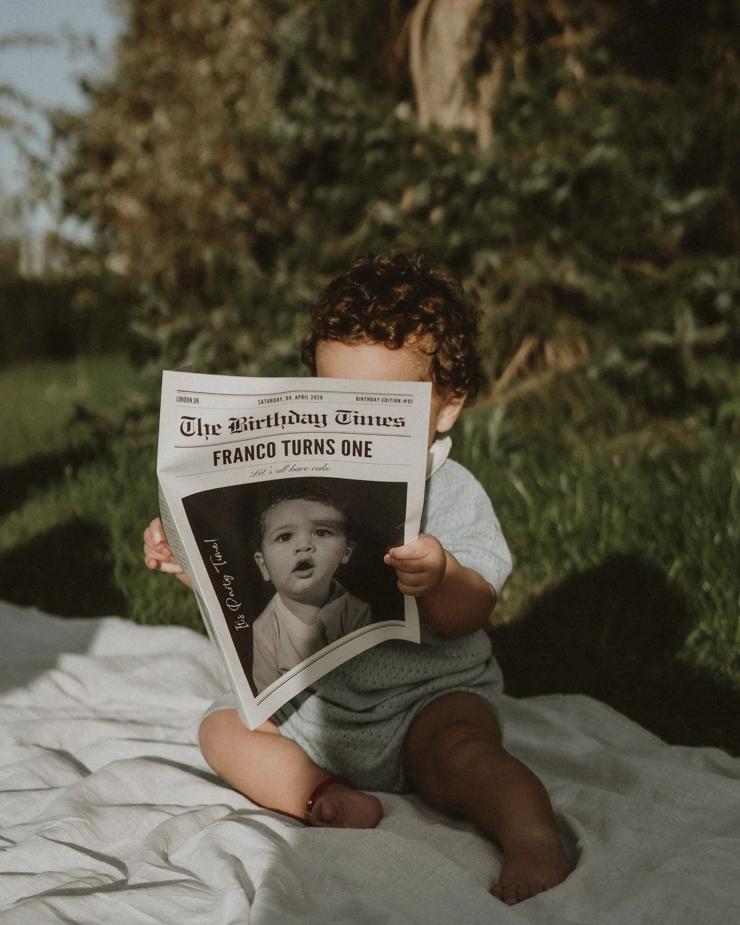 My last &ldquo;first.&rdquo; 🤍
I&rsquo;ve learned with you to slow down a little more, to hold on a little longer, to really take it all in, because I know now just how fast it goes.
Happy 1st birthday, my sweet boy. My last &ldquo;first,&rdquo; but
